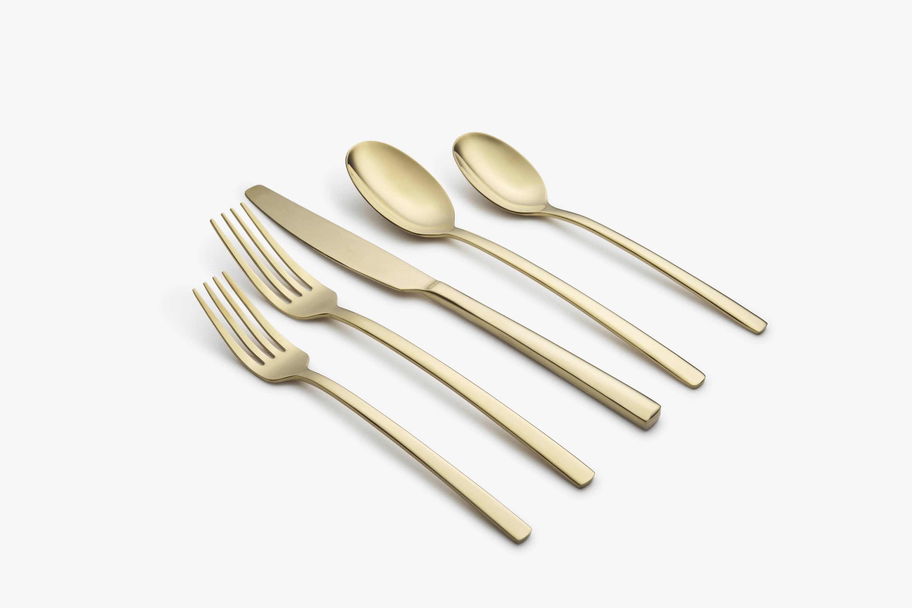 Cambridge Silversmiths Cambridge Beacon Satin 20-Piece Flatware Set, Service for 4