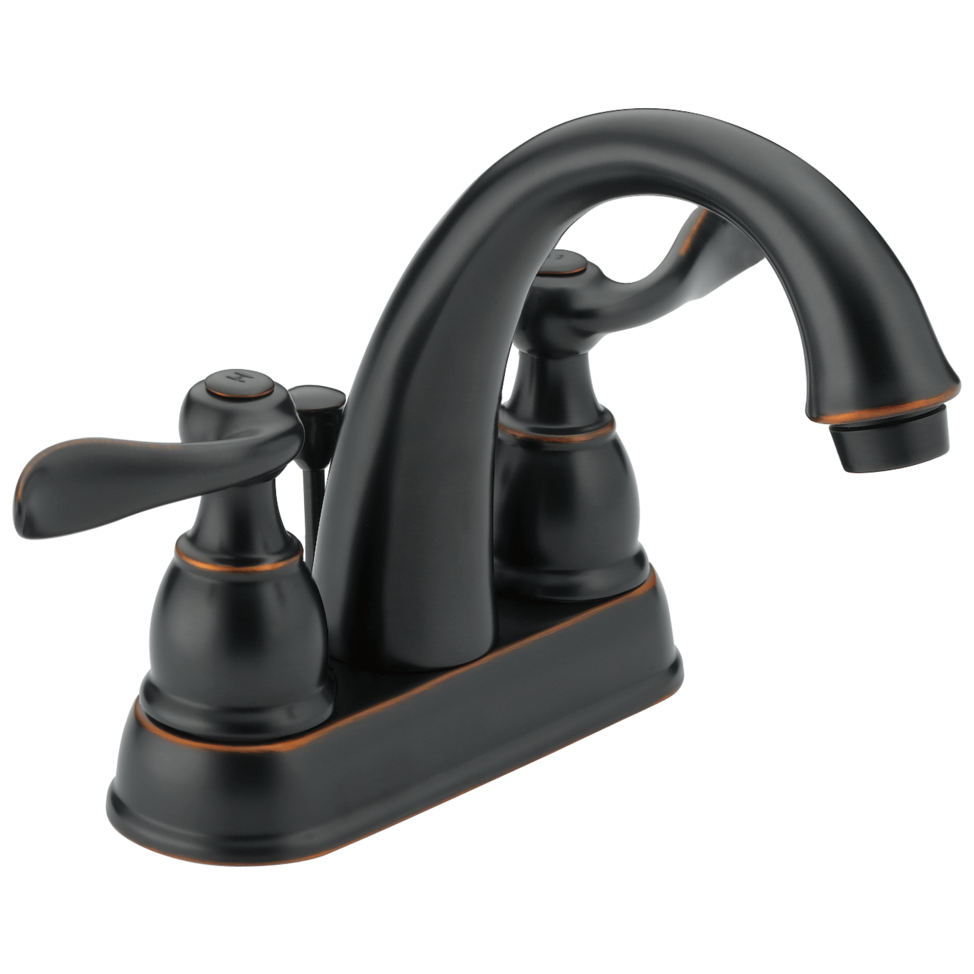 Windemere Centerset Bathroom Faucet with Drain Assembly, 2-handle Bathroom Sink Faucet