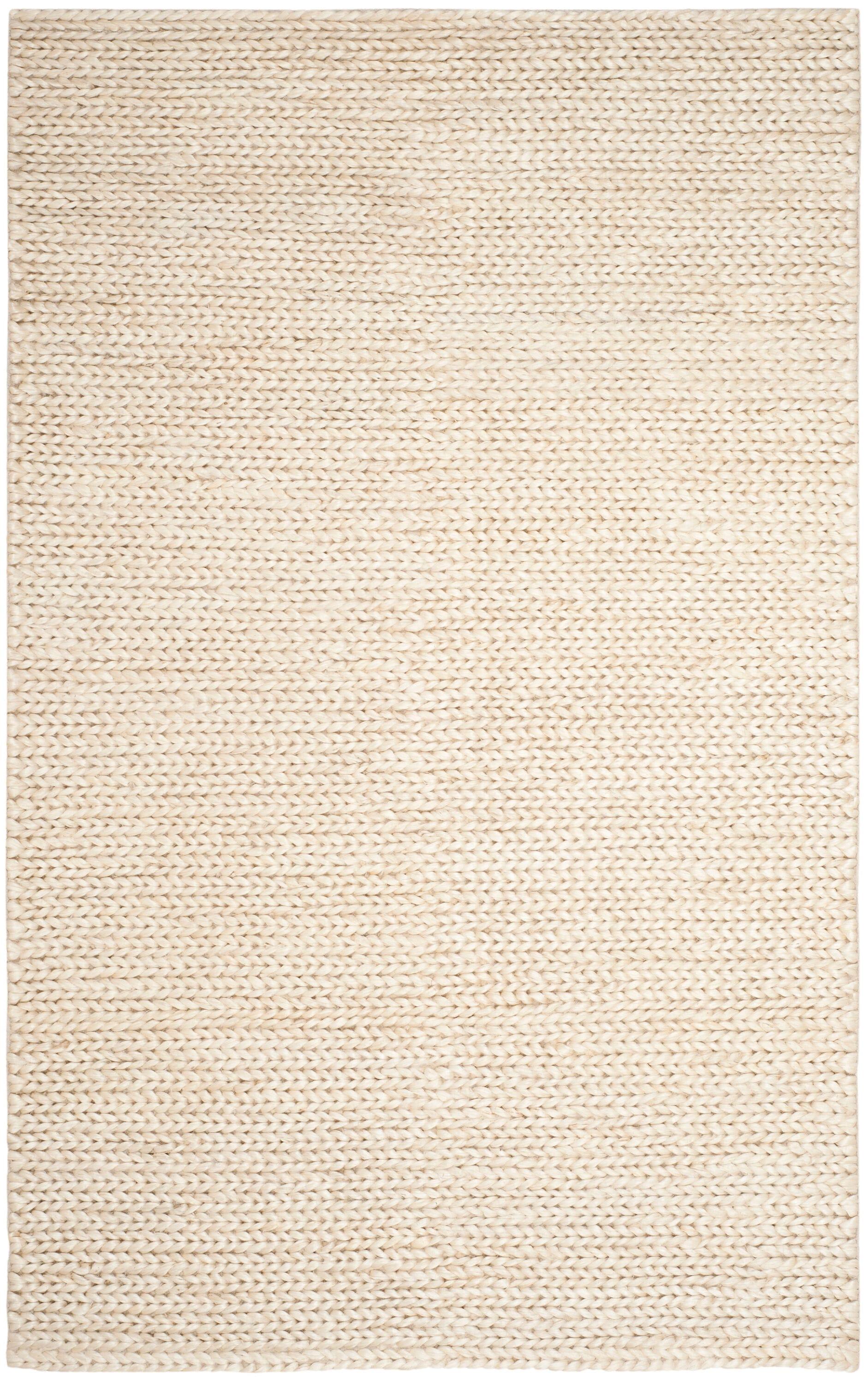 Pennsburg Natural Fiber Hand Woven Jute Chevron Rug