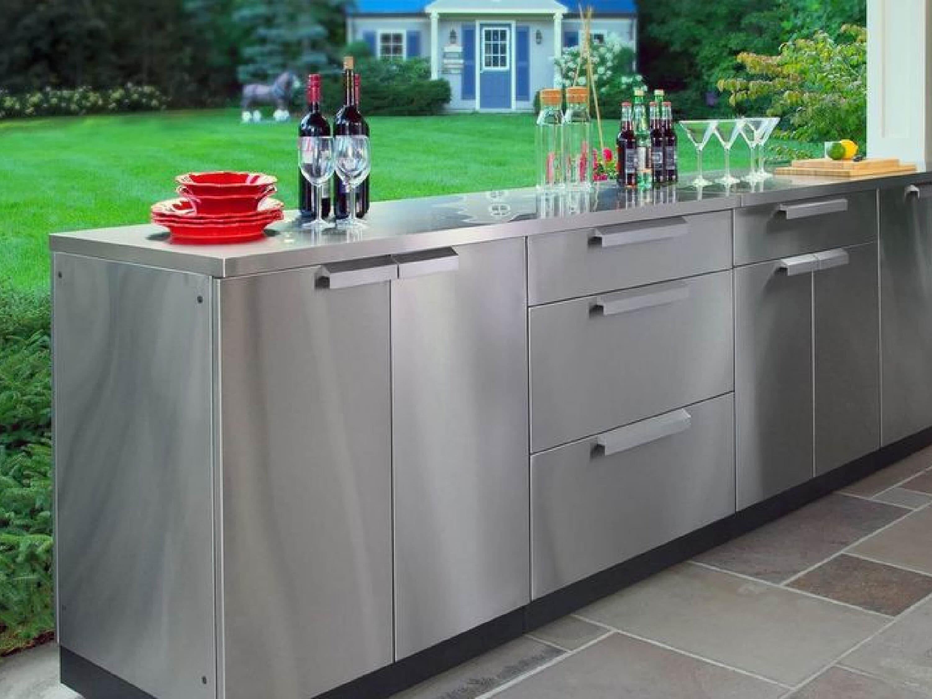 Outdoor Kitchen Stainless Steel Countertop