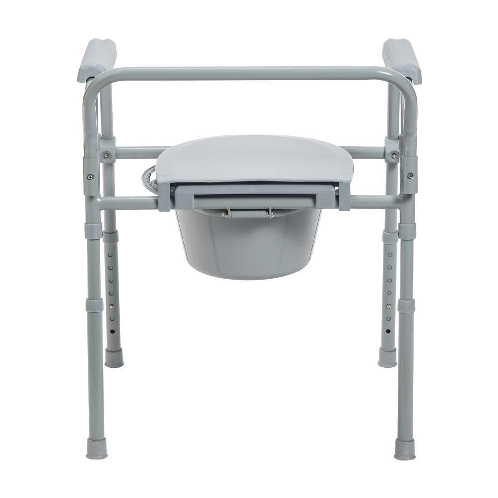 Drive Medical Steel Folding Bedside Commode