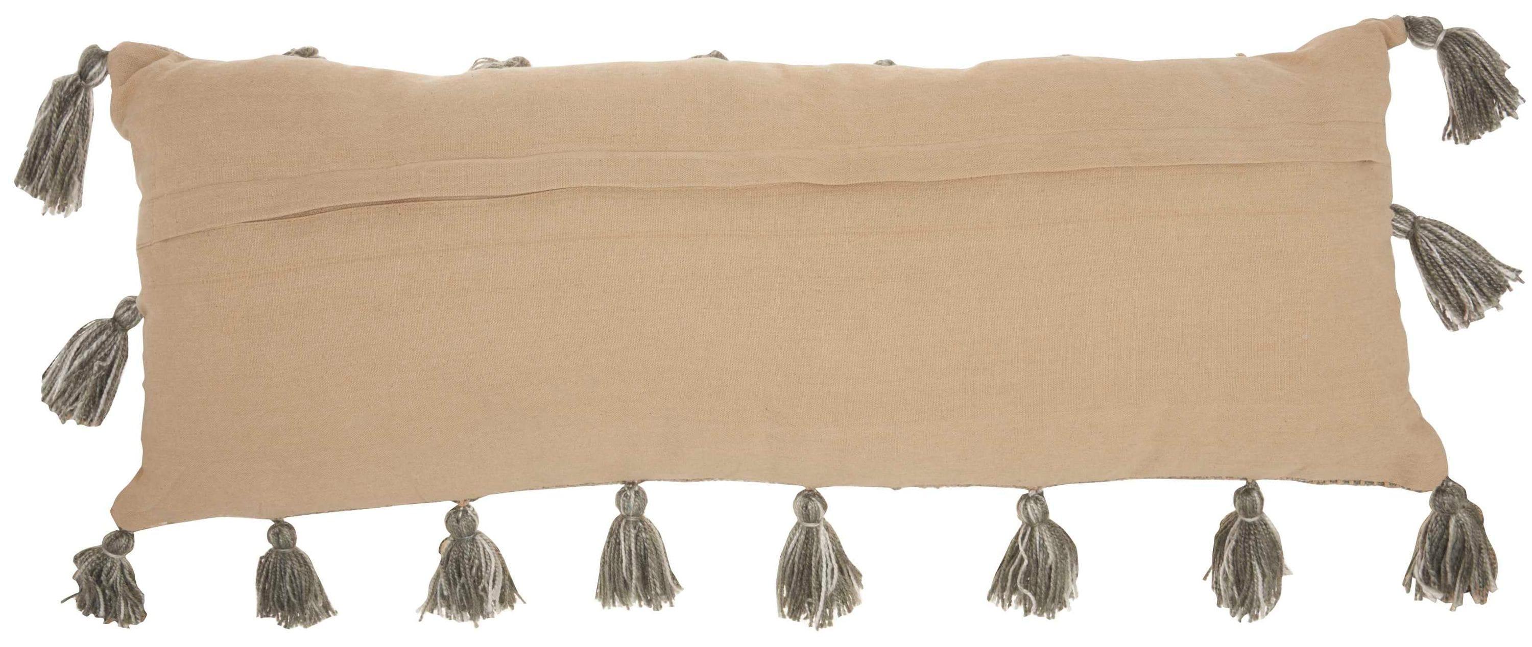 Life Styles Woven with Tassels Throw Pillow - Mina Victory