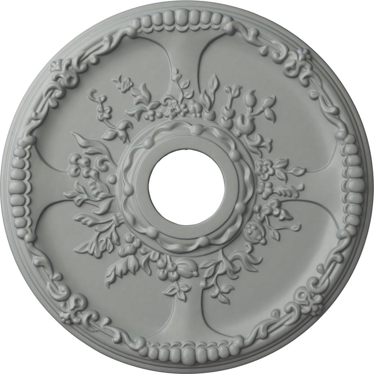Ekena Millwork 18"OD x 3 1/2"ID x 1 3/8"P Antioch Ceiling Medallion (Fits Canopies up to 3 1/2")