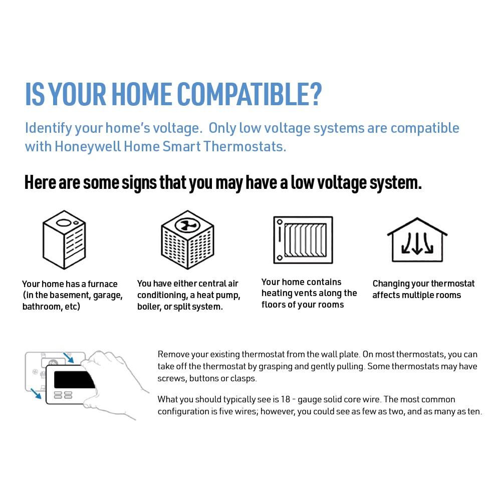 Honeywell Home Honeywell Home Smart Universally Compatible Thermostat White
