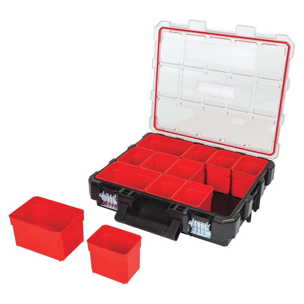 CRAFTSMAN Pro Organizers 12-Compartment Plastic Small Parts Organizer