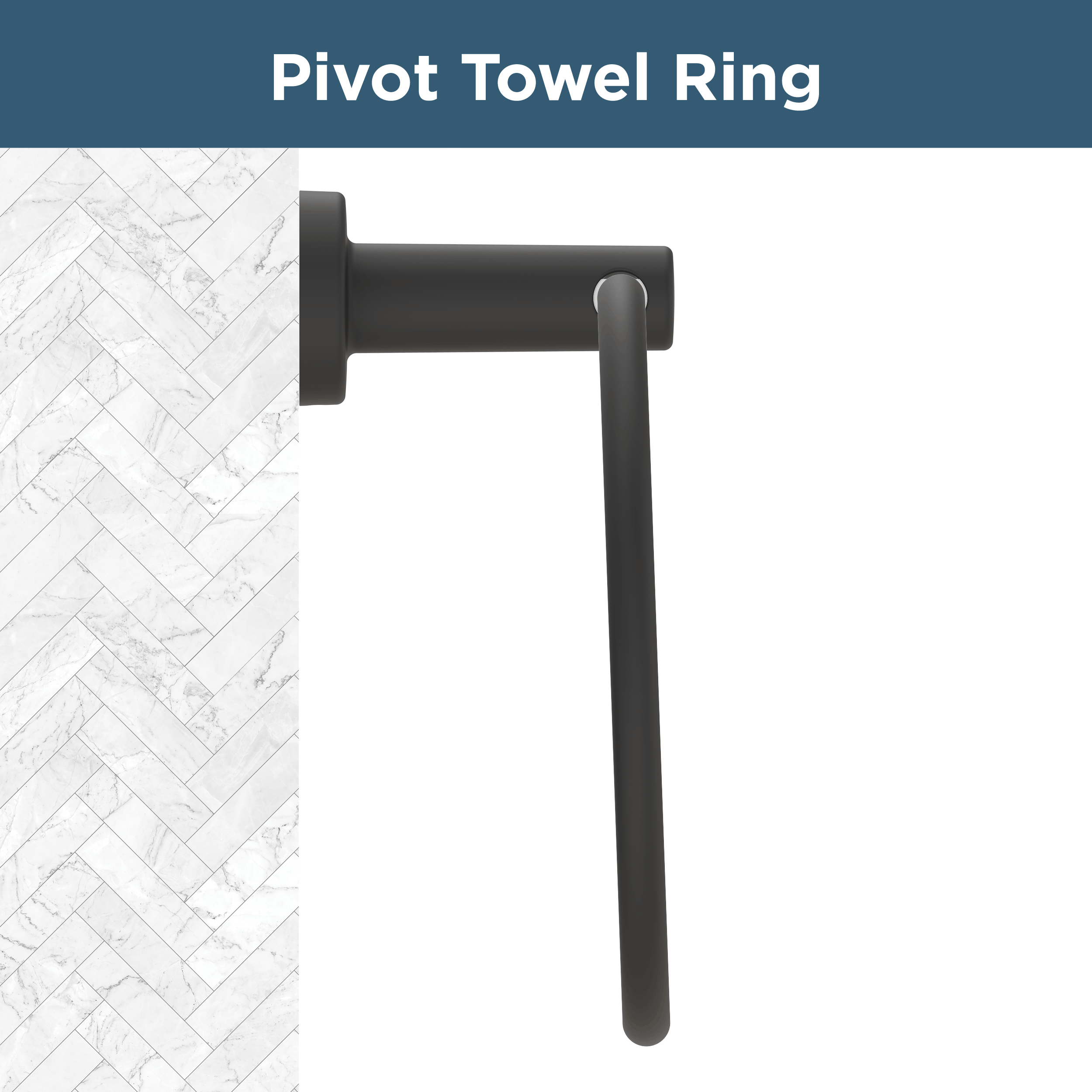 Franklin Brass 5 - Piece Bathroom Hardware Set WAK65-MB