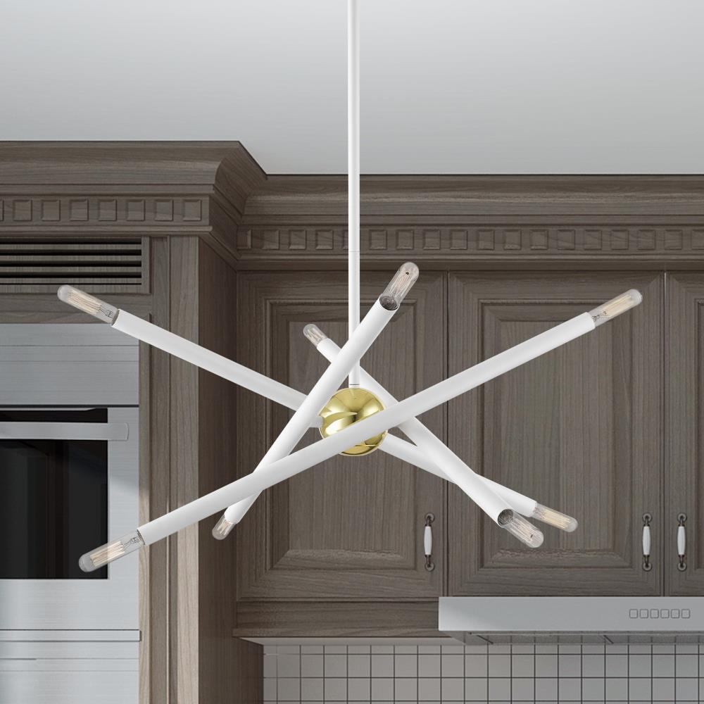 Livex Lighting Soho 8 - Light Chandelier in  White