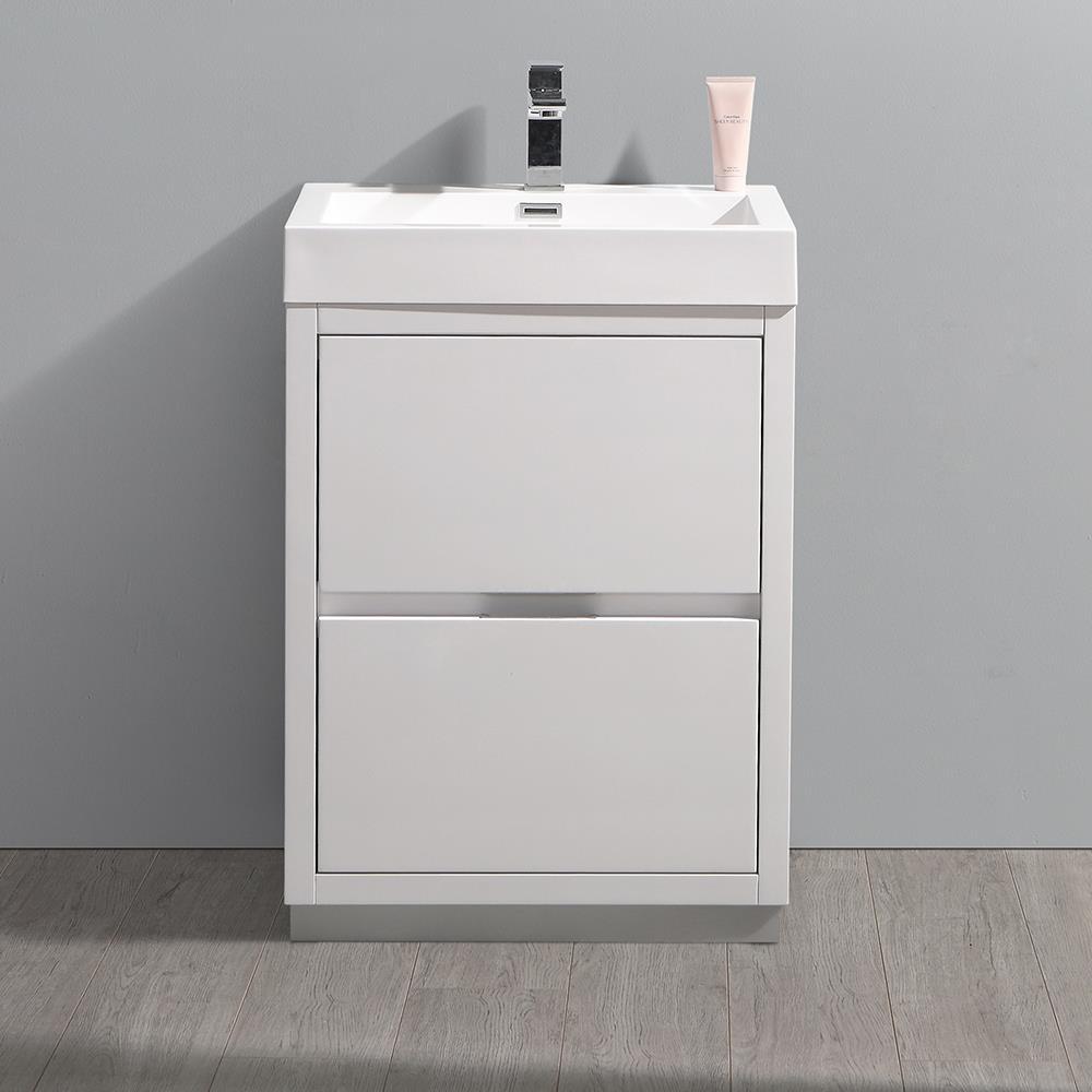 Valencia 24" Freestanding Single Sink Bathroom Vanity with Top and Sink (Faucet Not Included)