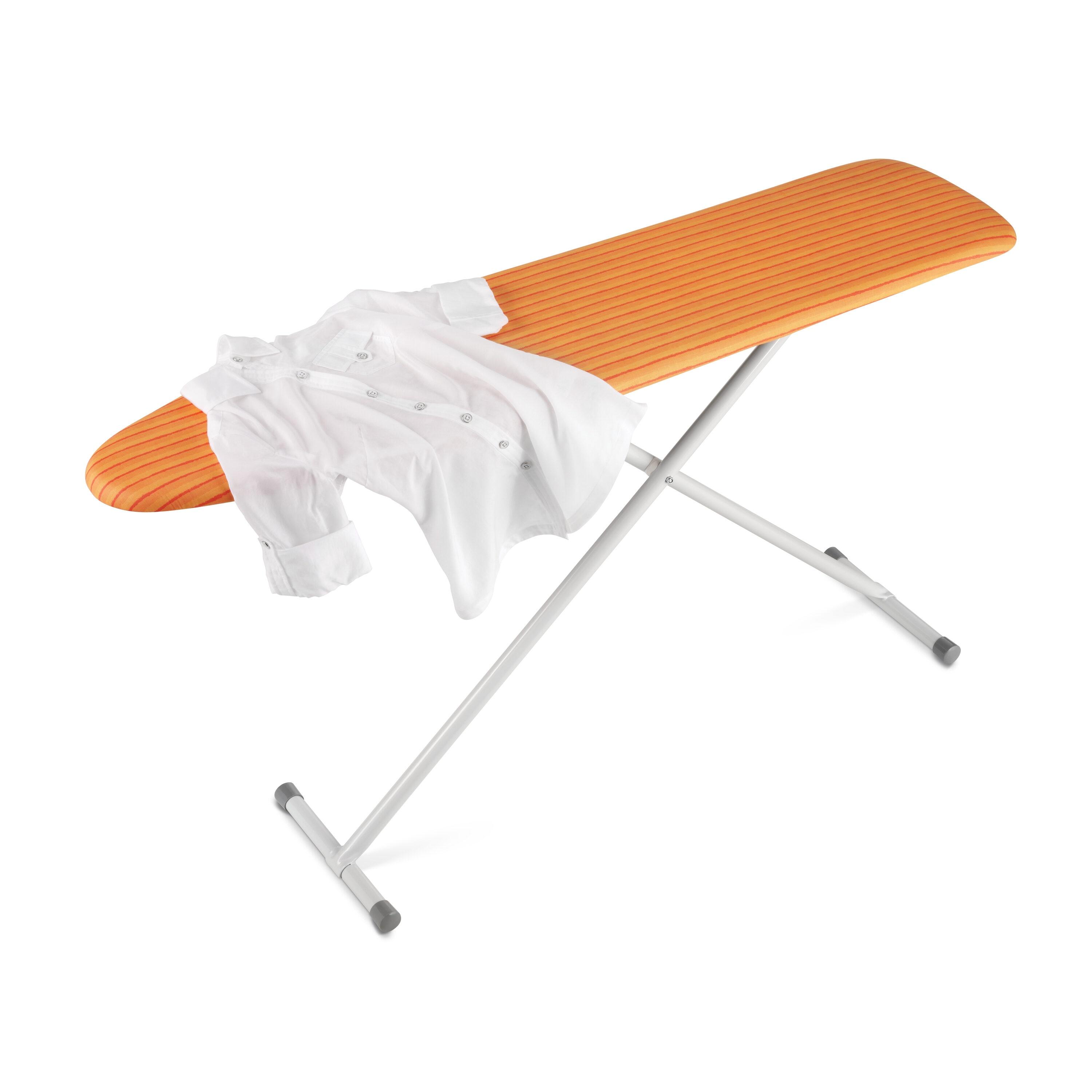 Honey-Can-Do 54" W Orange Lightweight Steel 2-Leg Freestanding Ironing Board