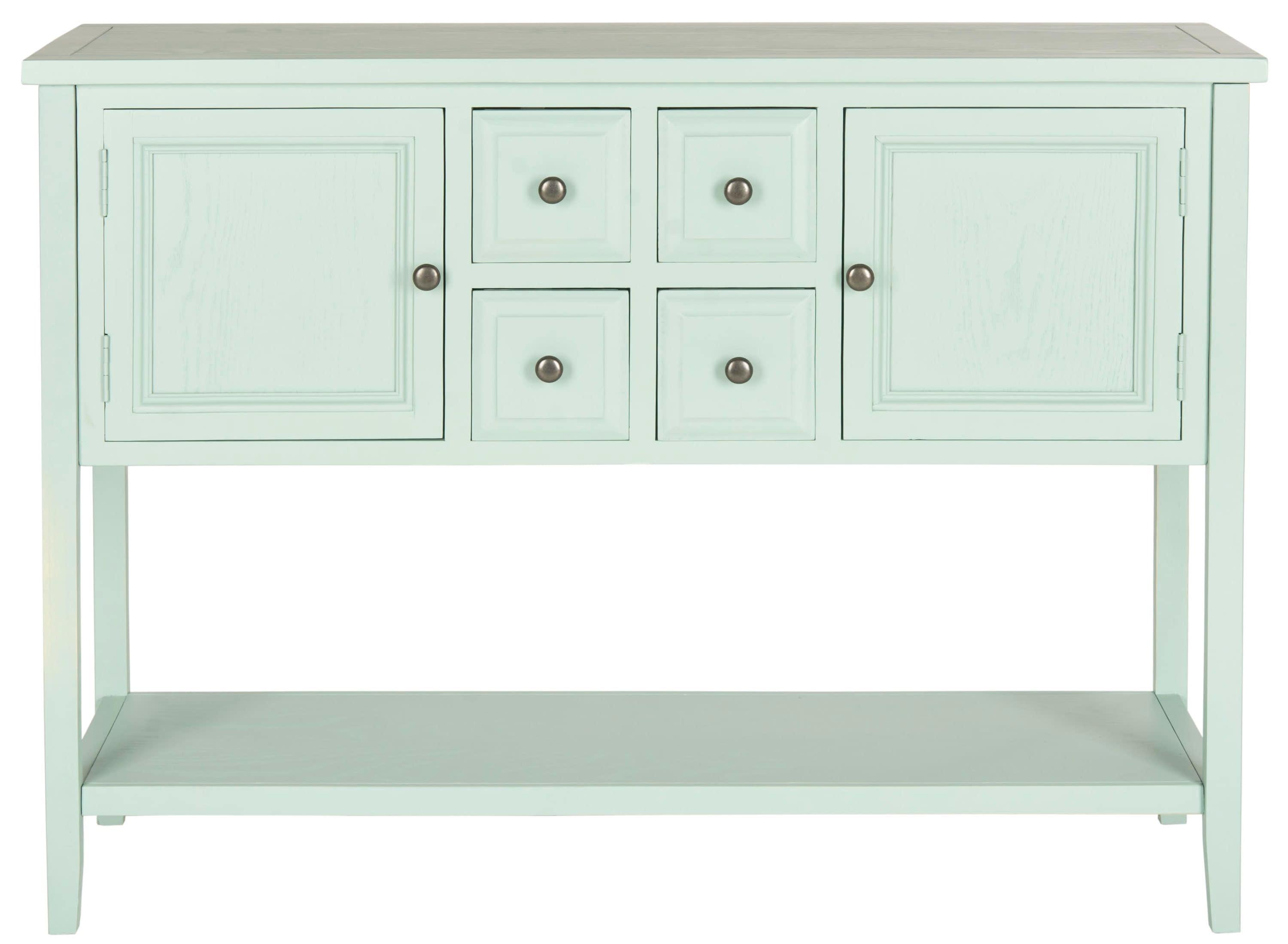 Charlotte Sideboard - AMH6517 - Aqua Smoke - Safavieh Couture
