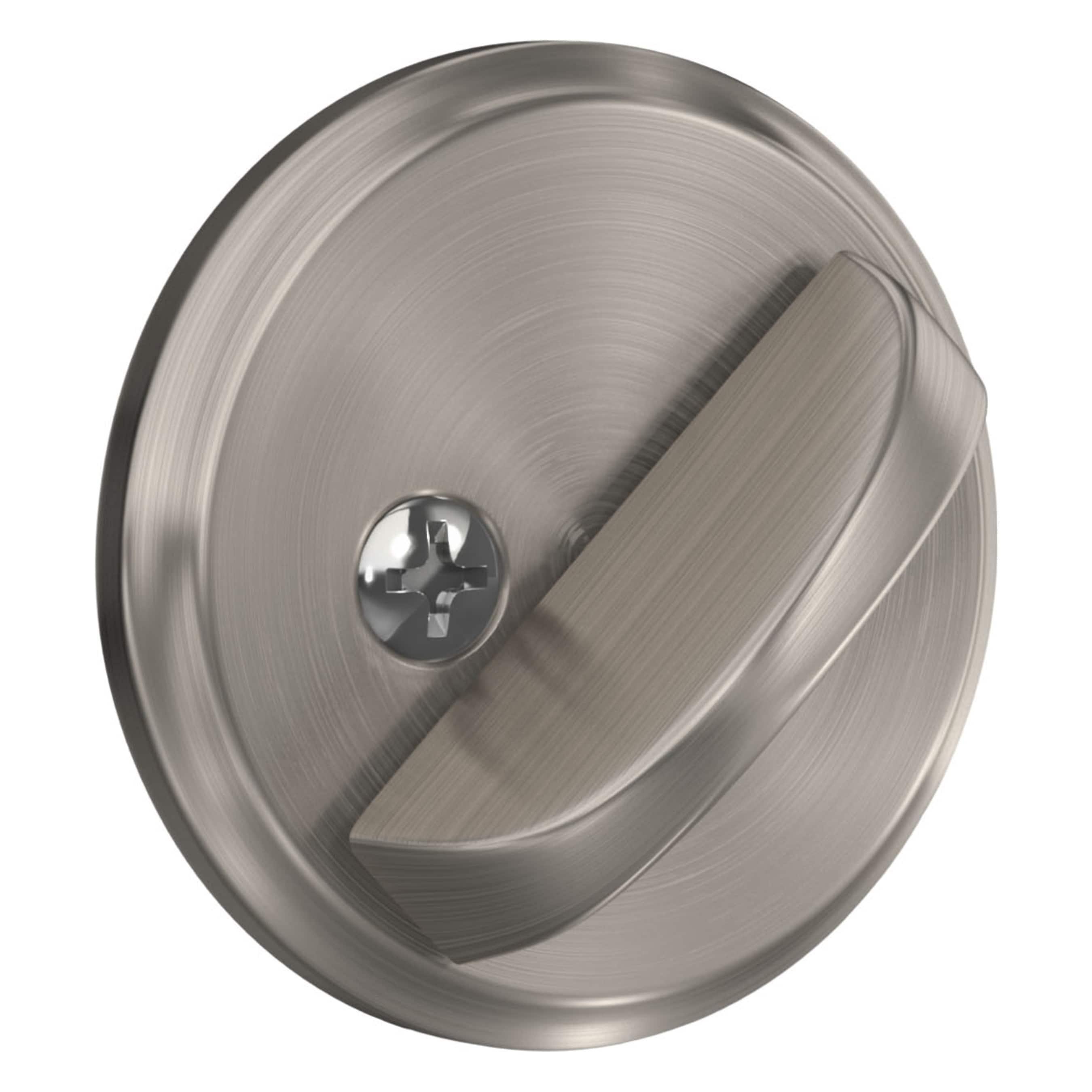 Schlage B60NV619 KA4 Deadbolt, Satin Nickel, 2-3/8 x 2-3/4 in Backset, C Keyway