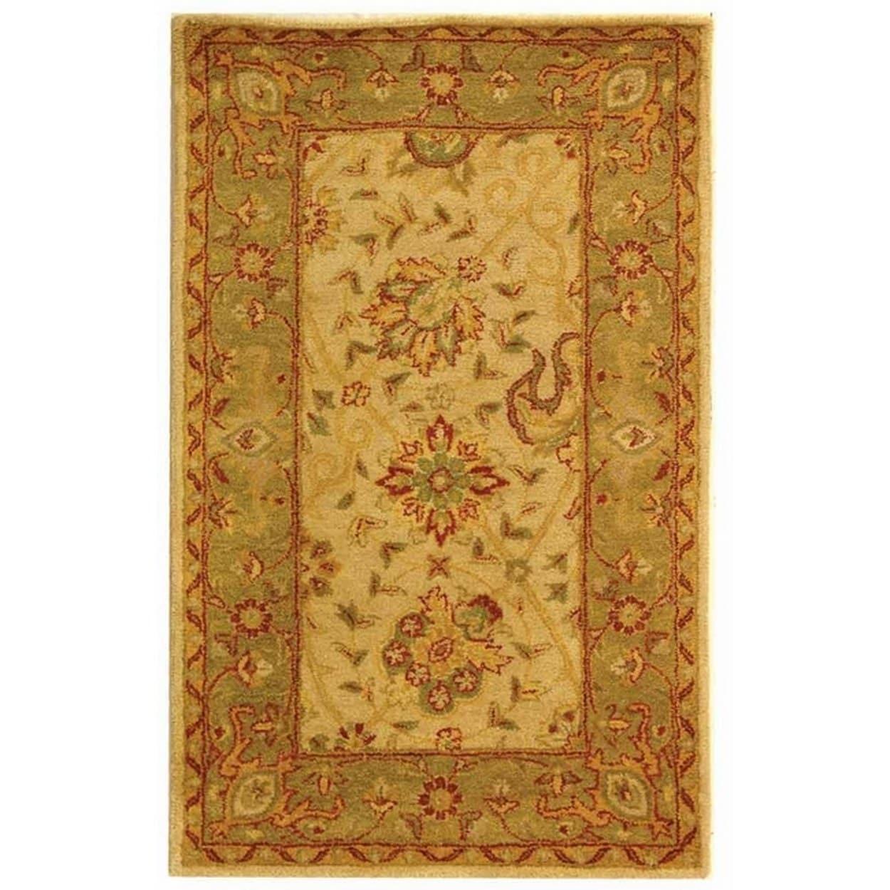 Antiquity AT21 Hand Tufted Indoor Accent Rug - Ivory - 3'x5' - Safavieh