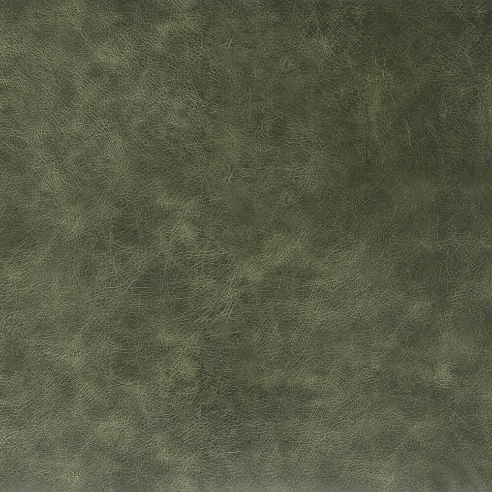 Simpli Home Morrison Genuine Leather Sofa, Mid-Century Modern Couch for Living Room, Handcrafted with Removable Cushions