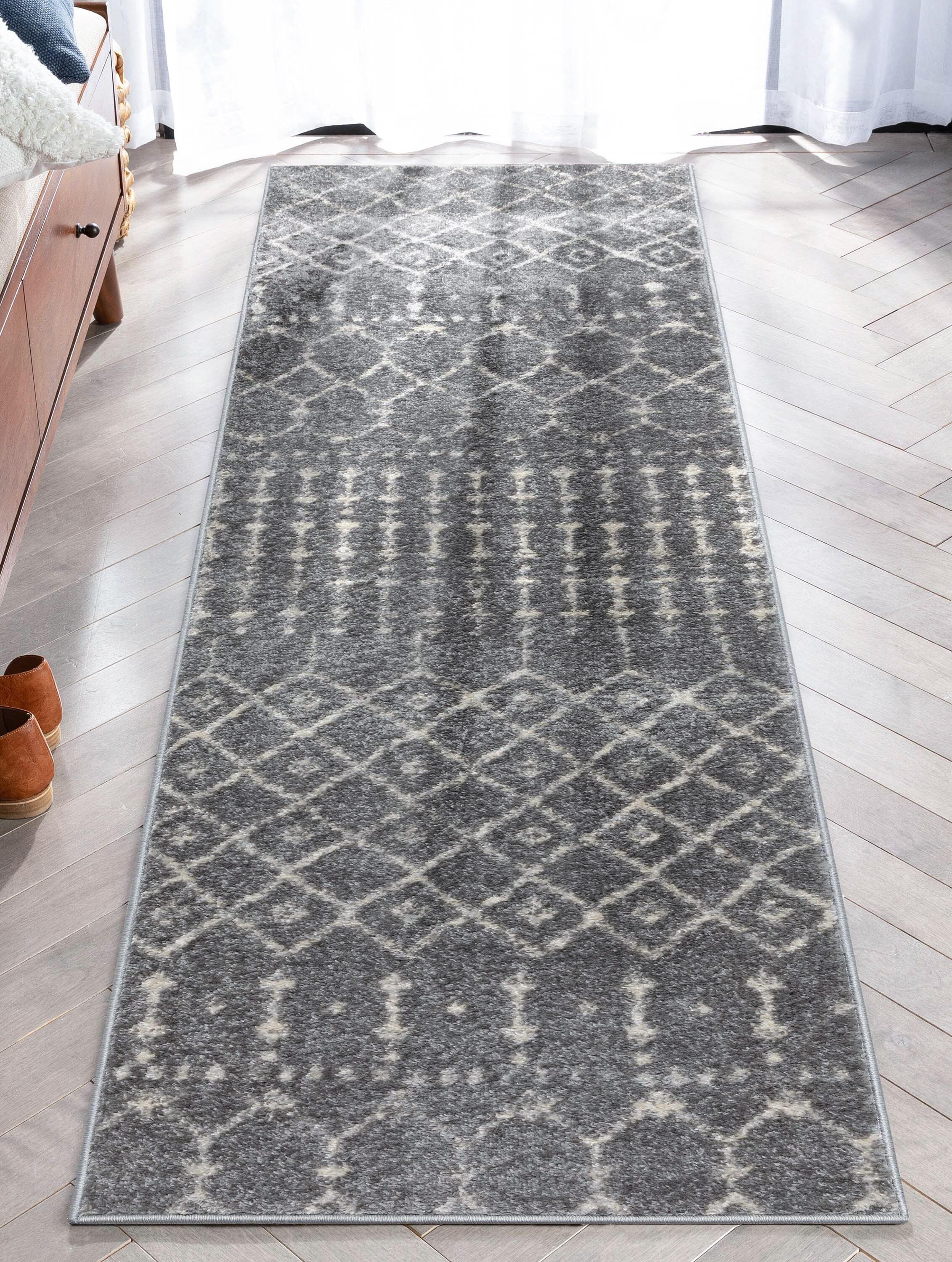 Mystic Colette Moroccan Trellis Grey Area Rug