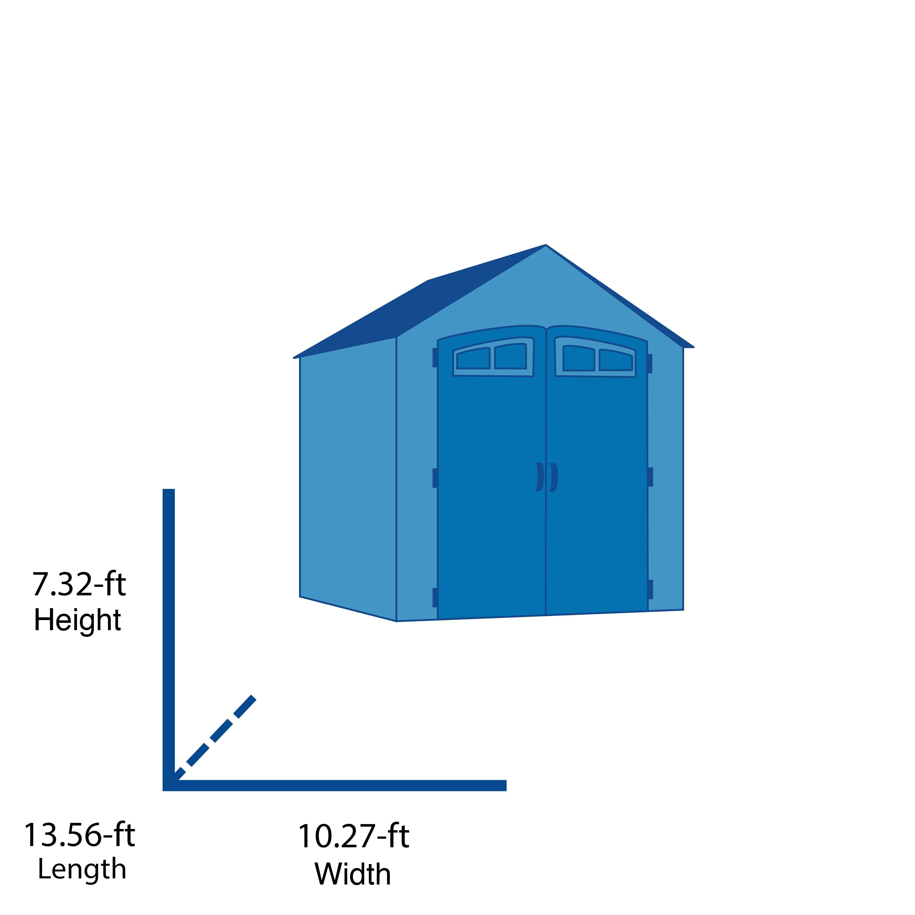 Arrow Lexington Shed, 10' x 14'