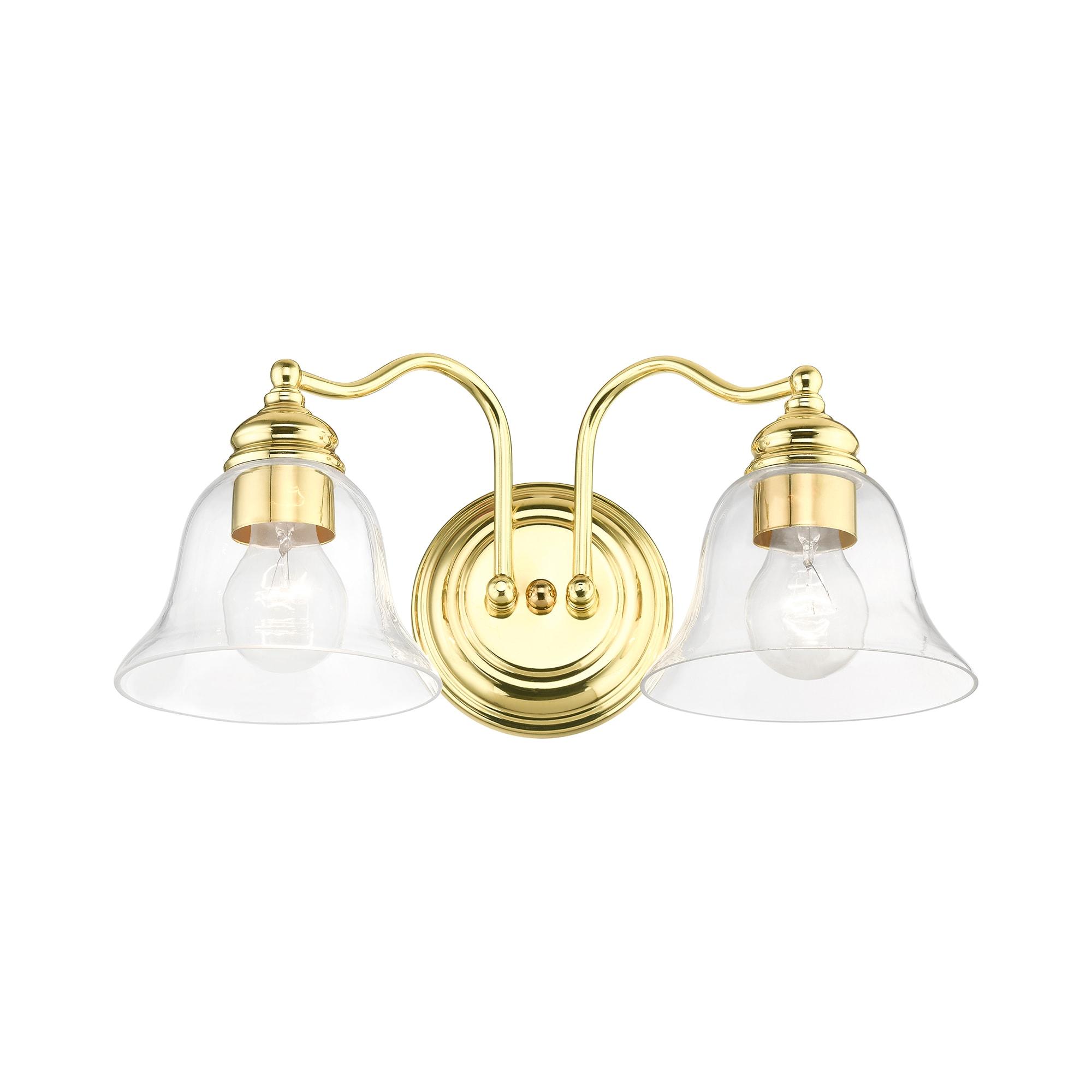 Livex Lighting Moreland 2 - Light Vanity in  Polished Brass