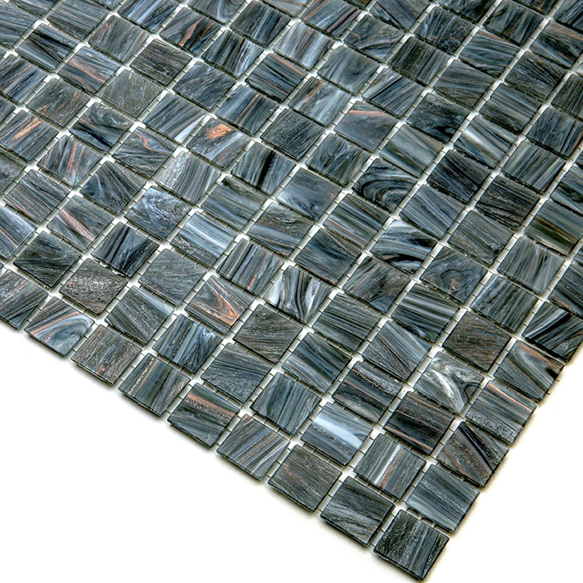 Celestial 0.8" x 0.8" Glass Grid Mosaic Wall & Floor Tile