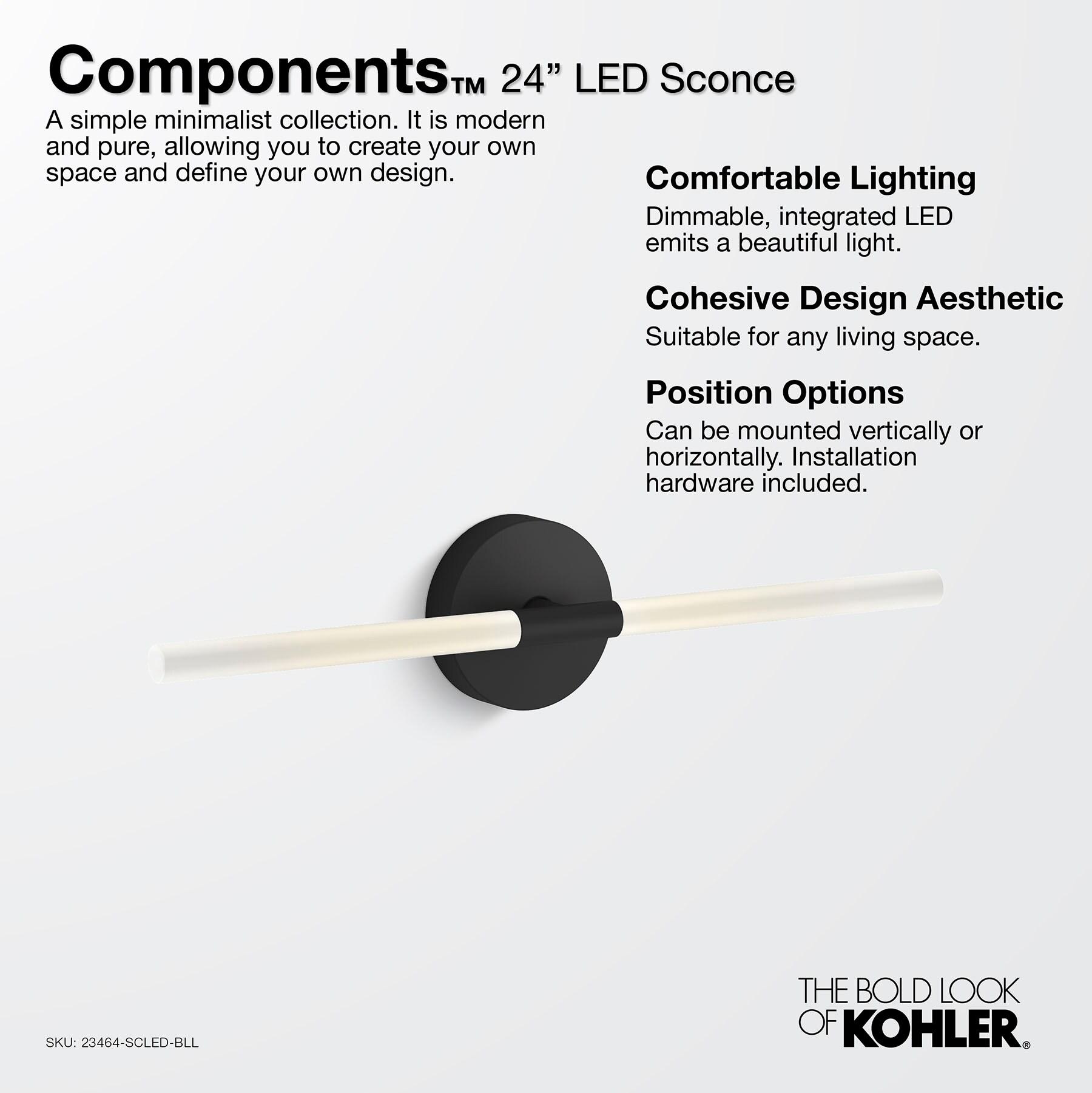 Components™ 24-in Led Sconce