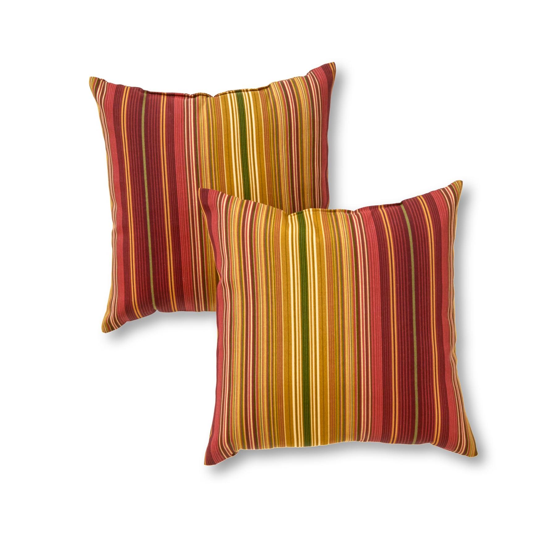 Indoor/Outdoor Reversible Throw Pillow