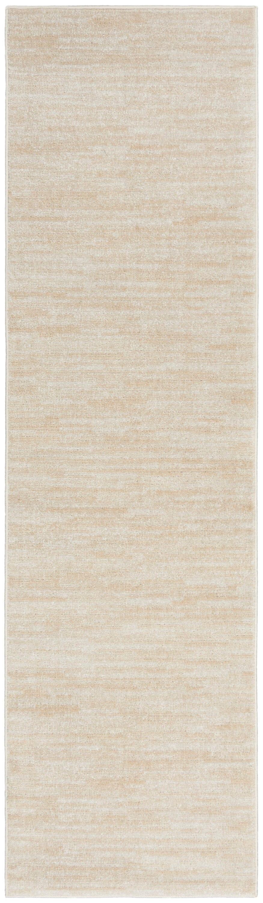 Nourison Essentials Easy Care Indoor Outdoor Area Rug - Ivory Beige 2'2" x 7'6"