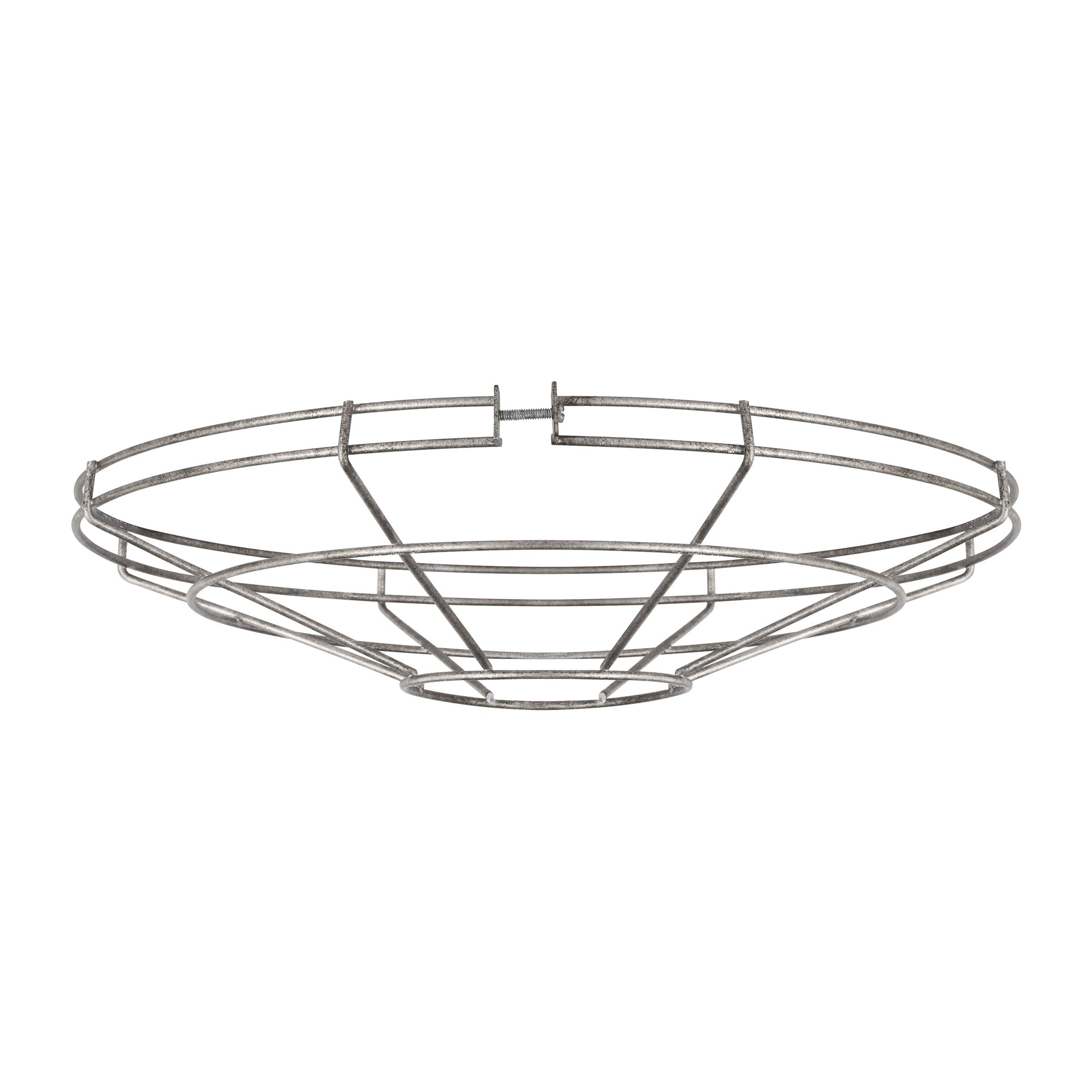 Generation Lighting Barn Light Weathered Pewter Large Cage