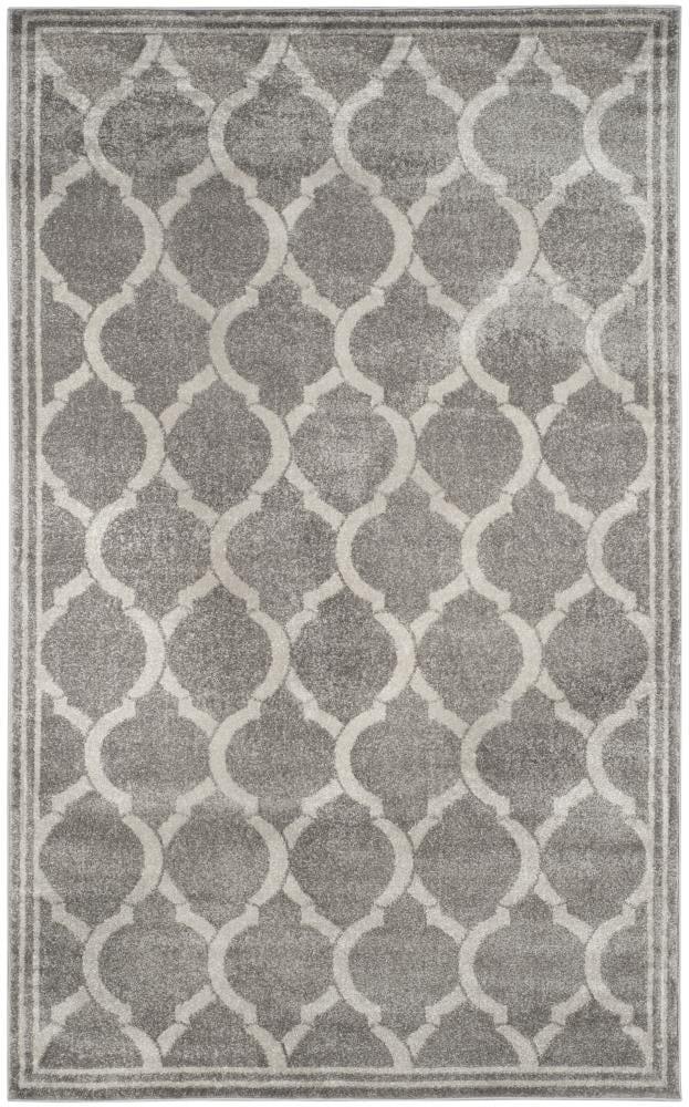 Amherst AMT415 Power Loomed Indoor Area Rug - Grey/Light Grey - 5'3"x8' - Safavieh