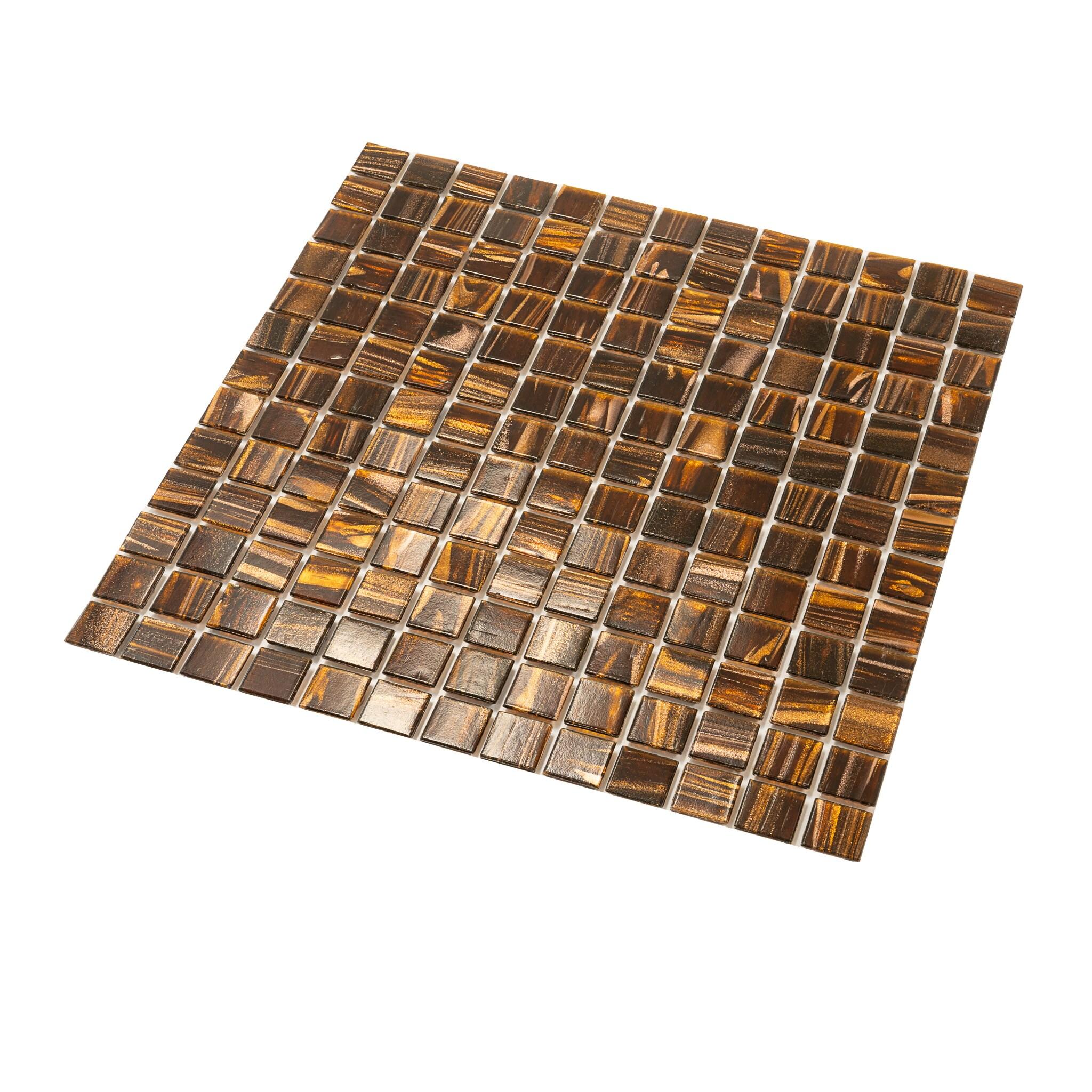 Celestial 0.8" x 0.8" Glass Grid Mosaic Wall & Floor Tile