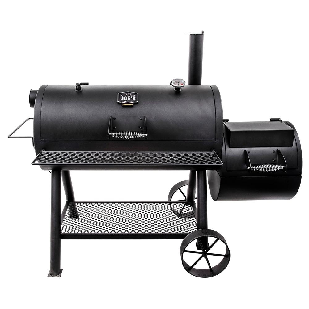 Oklahoma Joe's Oklahoma Joe's 1060 sq. in. Longhorn Reverse Flow Offset Smoker, Black