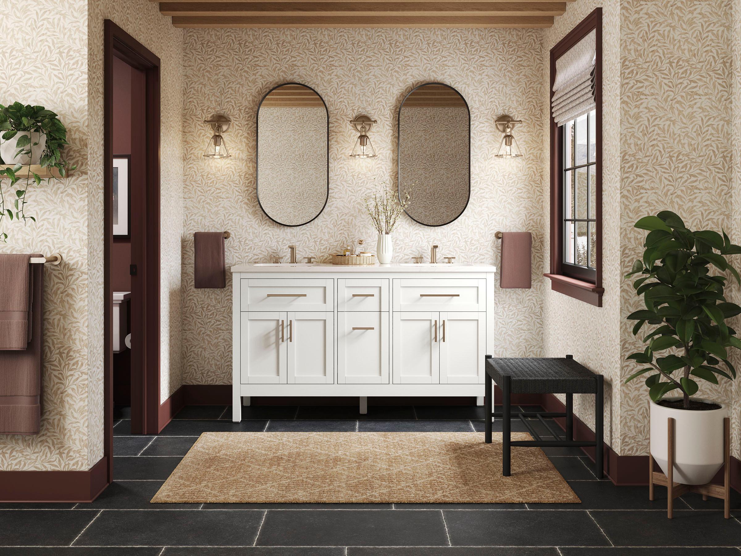 61" Single Bathroom Vanity Set