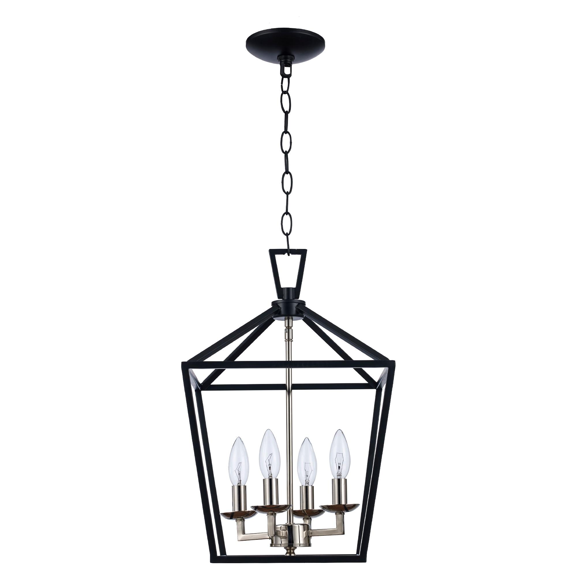 Trans Globe Lighting 10264 Lacey 4 Light 12" Wide Pendant - Black