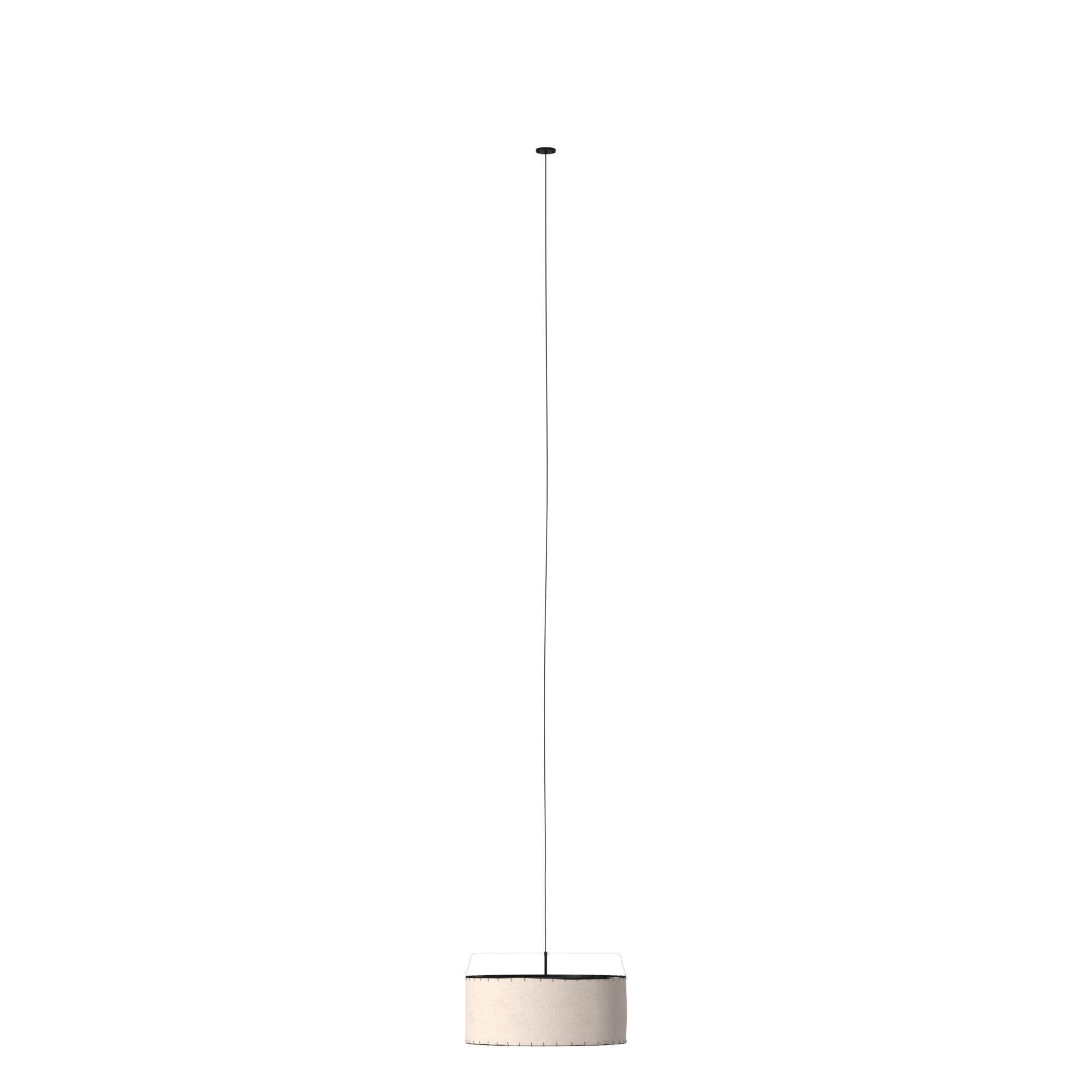 ED Ellen DeGeneres Dunne 4 - Light Aged Iron Drum Pendant