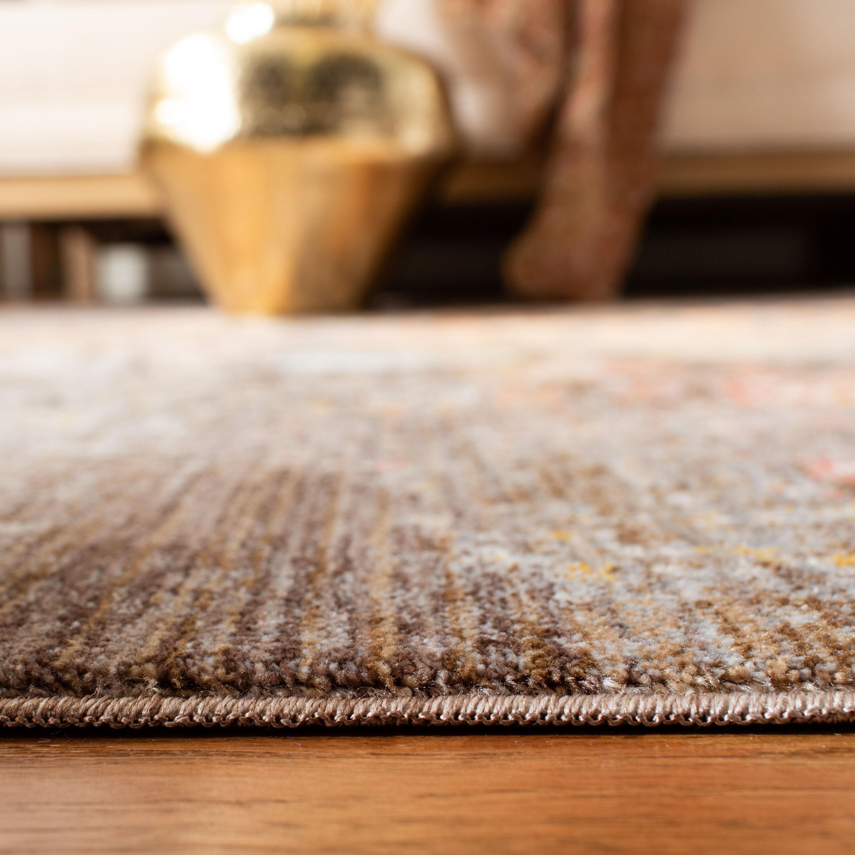 Vintage Persian VTP410 Power Loomed Indoor Area Rug - Brown/Multi - 9'x11'7" - Safavieh