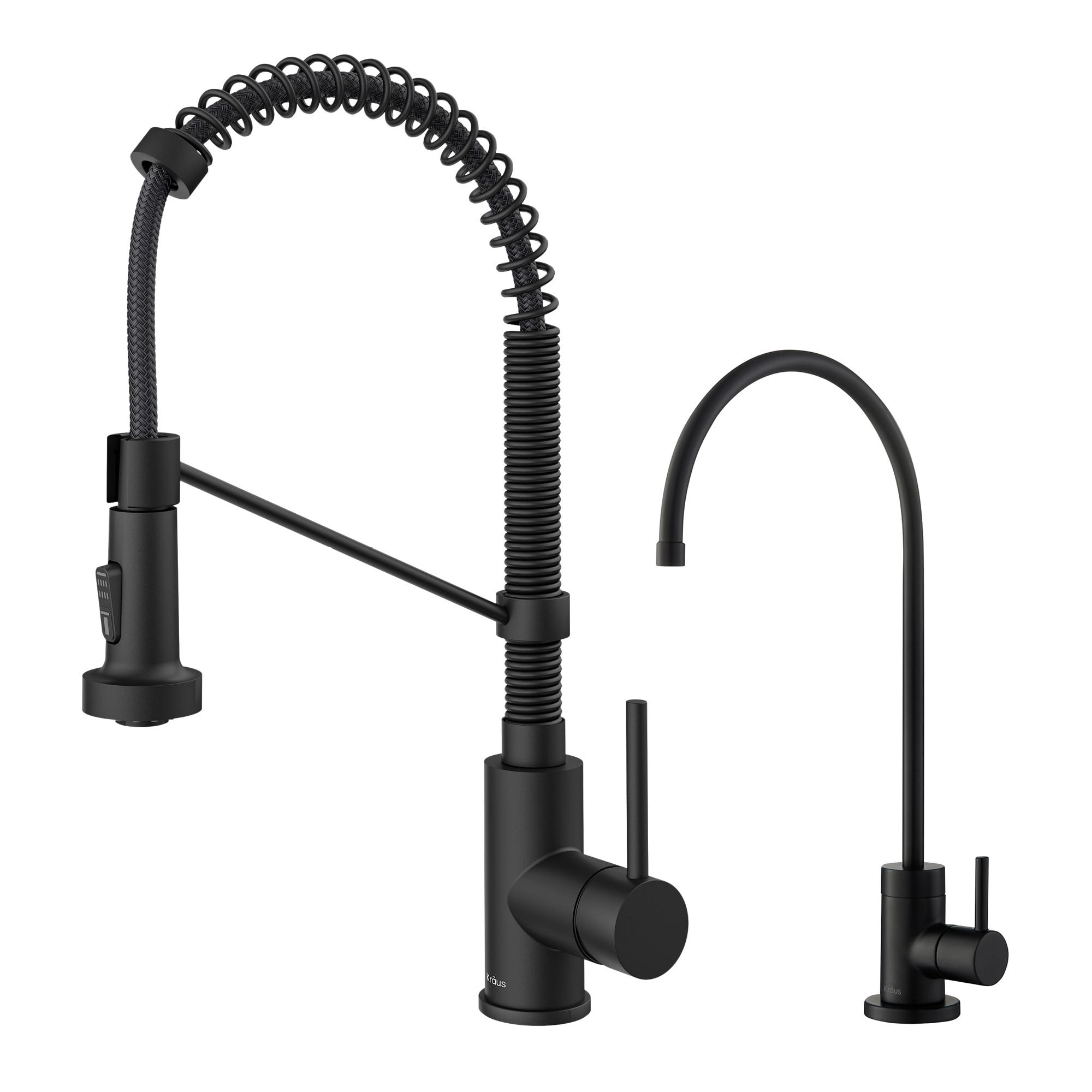KRAUS Bolden Commercial Style 2-Function Single Handle Pull Down Kitchen Faucet