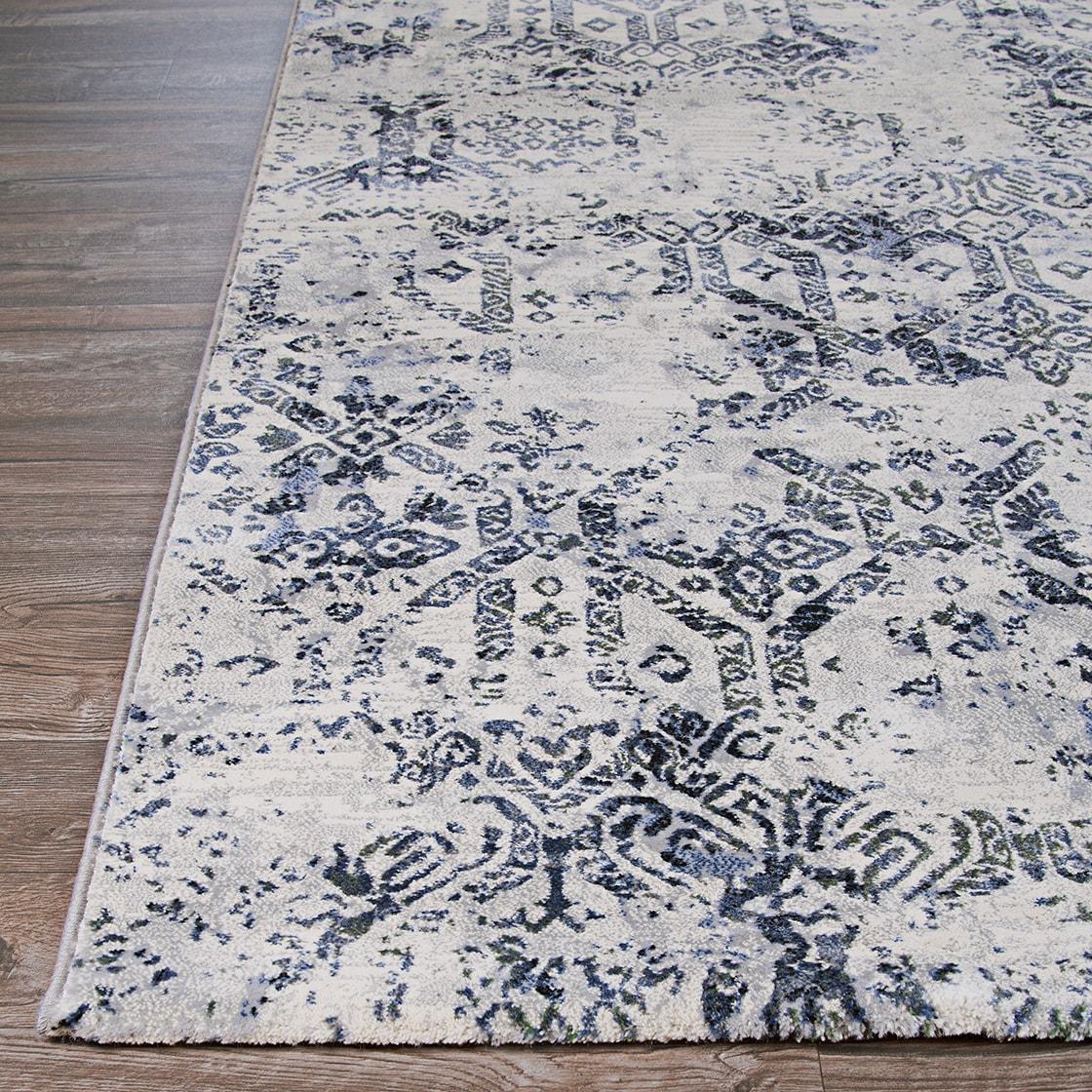Easton Oyster Viscose 5'3" x 7'6" Transitional Area Rug