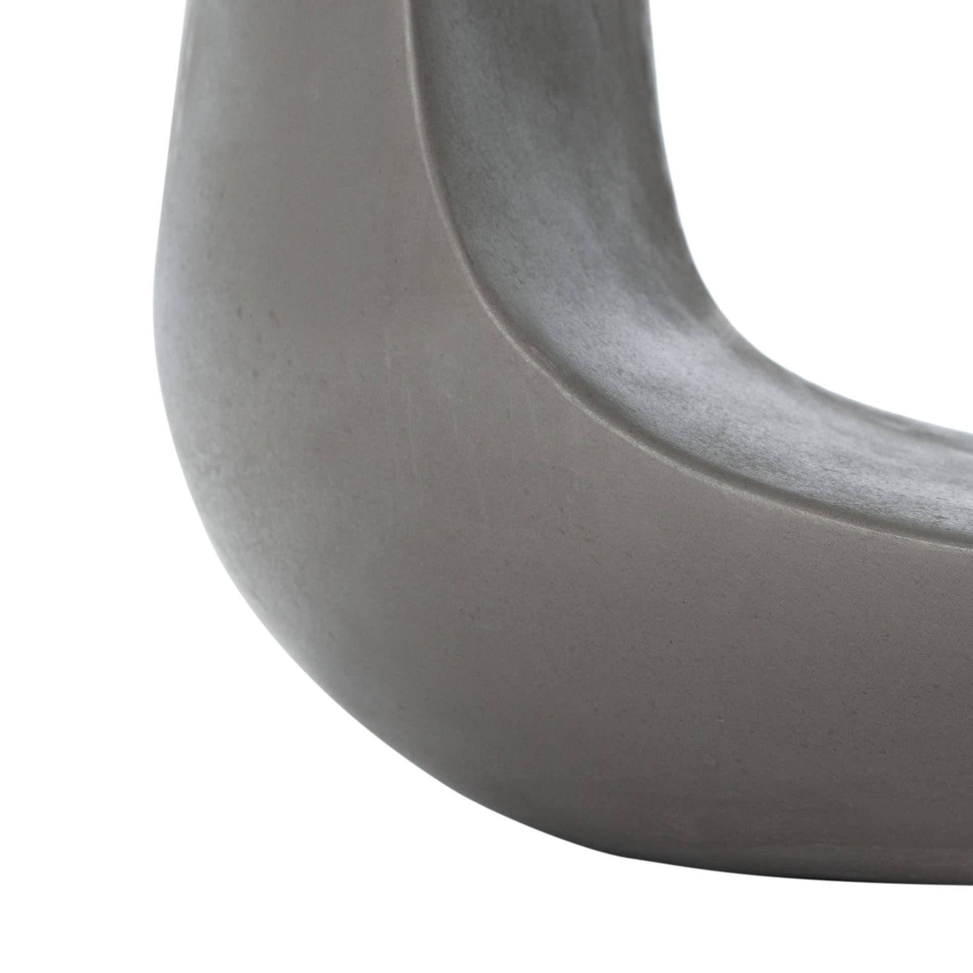 Vikki Concrete Accent Stool - Indoor/Outdoor - VNN1040 - Gray - Safavieh
