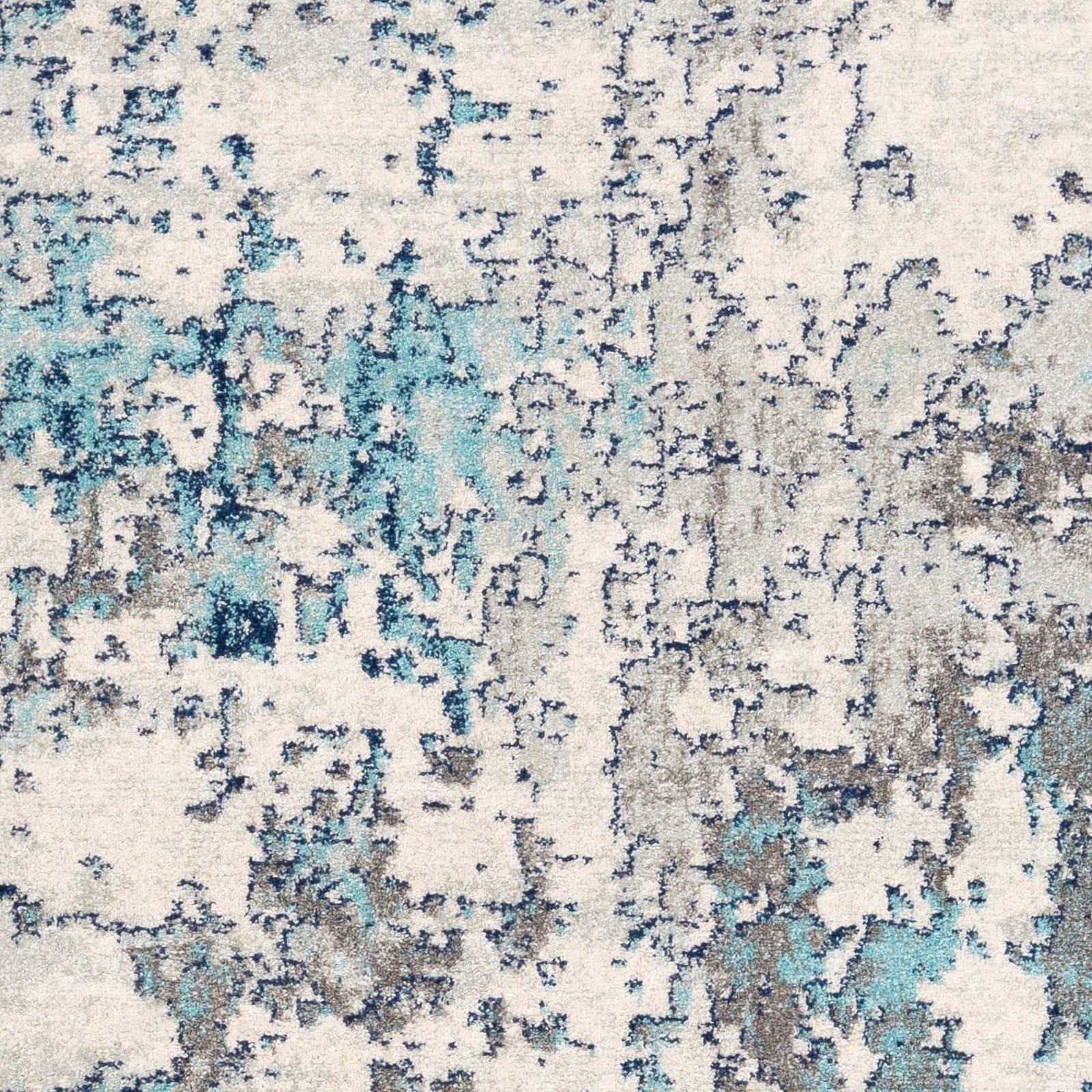 Livabliss 6'7"x6'7" Square High Plains Modern Rug Blue
