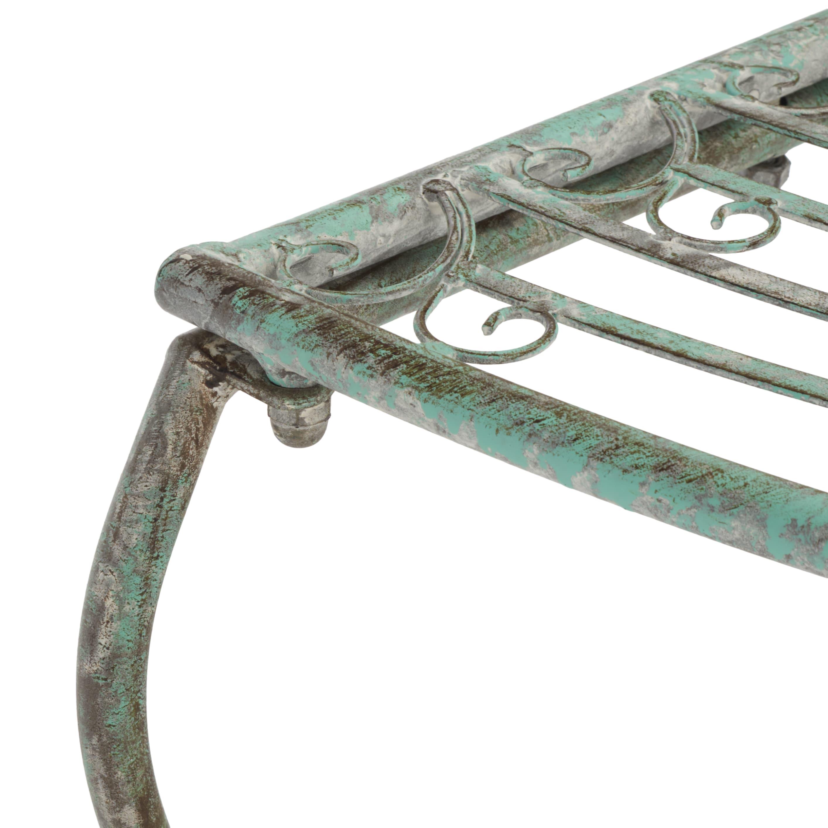 Abia Tree Bench - Outdoor - PAT5018 - Antique Dark Green - Safavieh