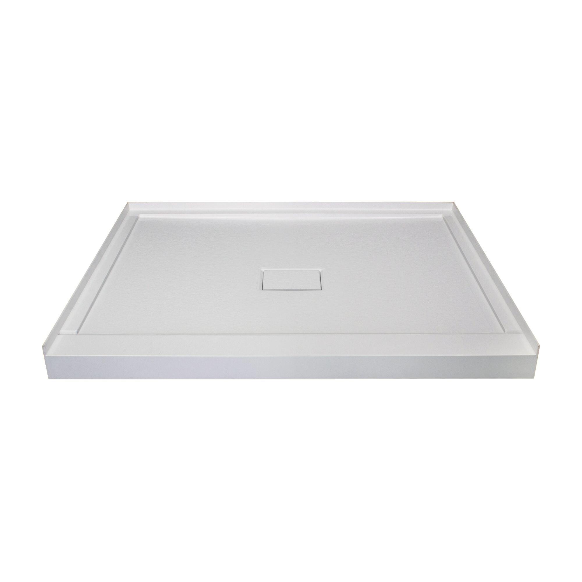 Transolid 36'' W 36'' D Square Single Shower Base FLU3636C-39