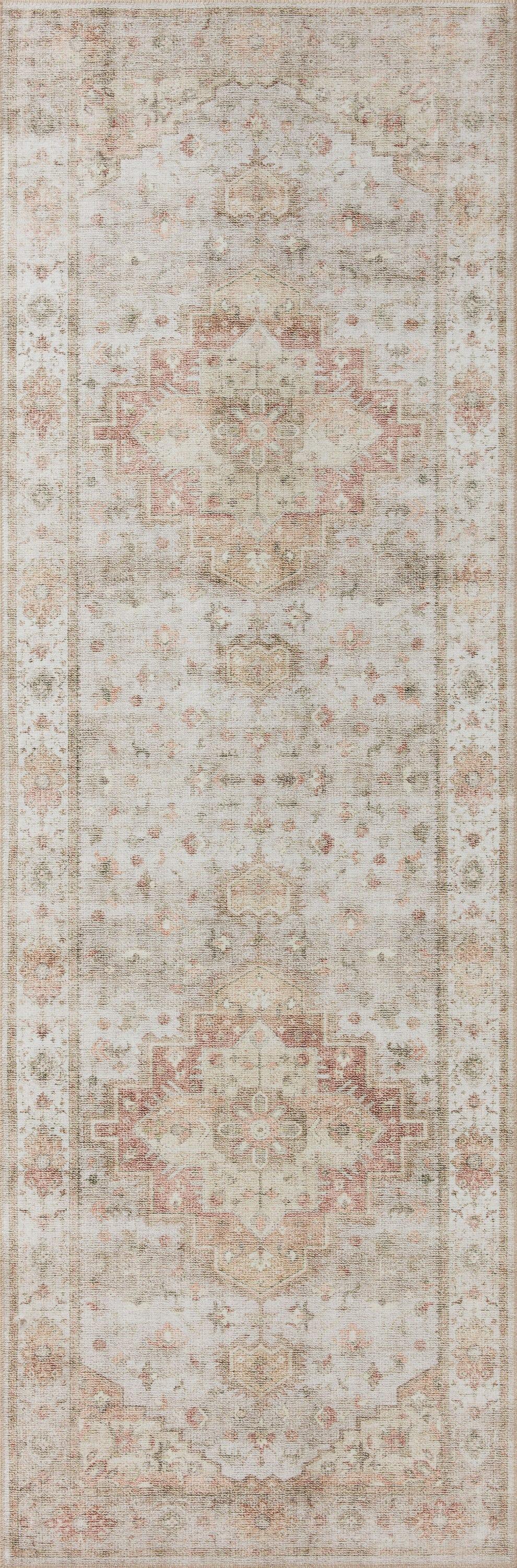 Sage and Multi Medallion Rectangular Wool Area Rug