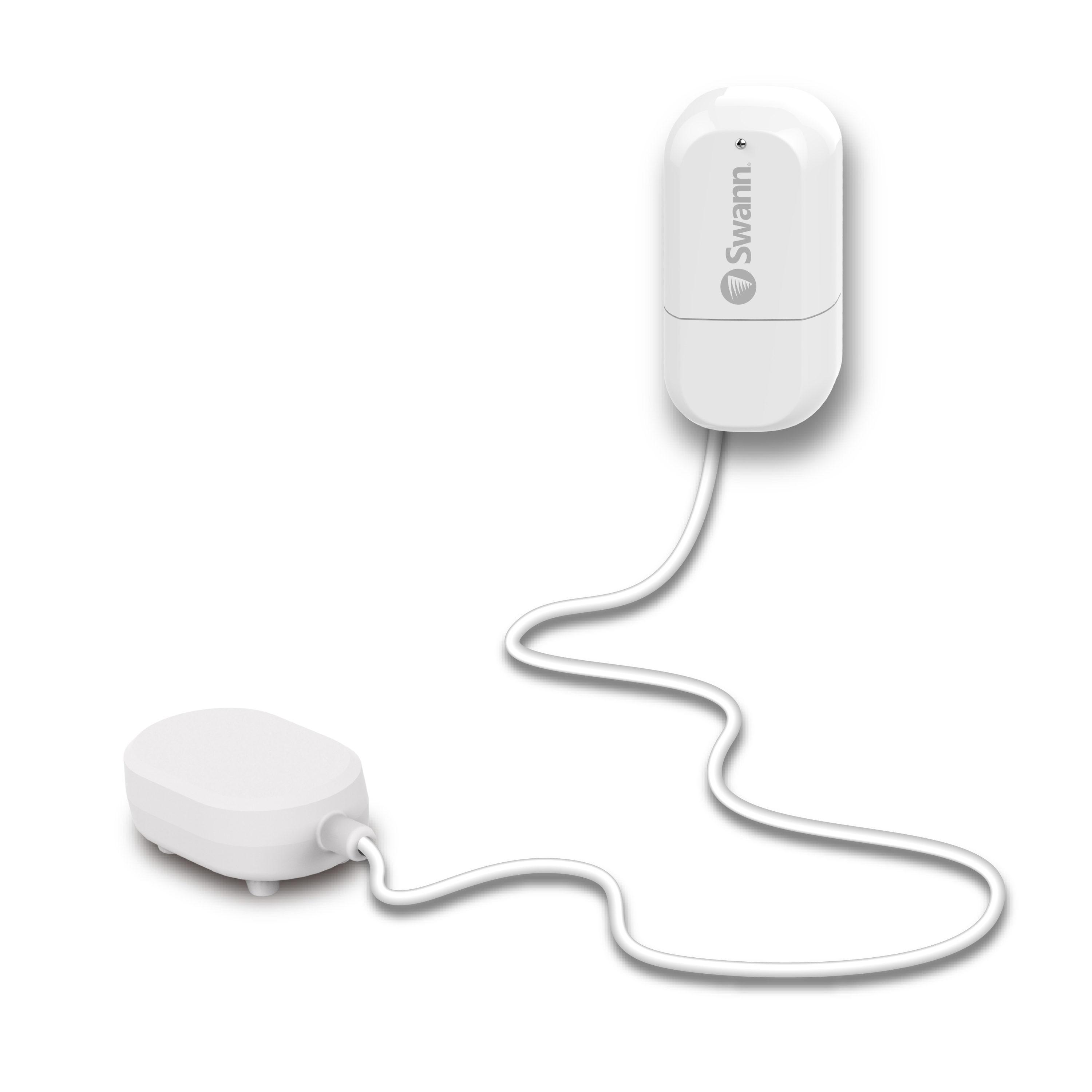 Swann Water Leak Alarm Sensor, Home Water Detector, Wireless Wi-Fi Connection, No Hub Required, Smartphone Alerts, Early Flood Detection