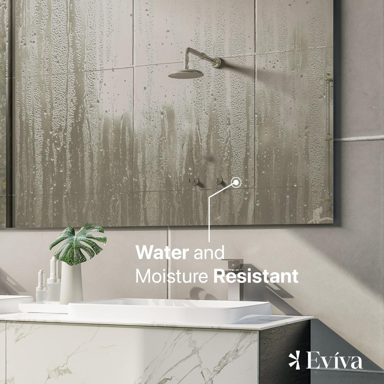 Eviva Sleek 48" Frameless Bathroom Mirror