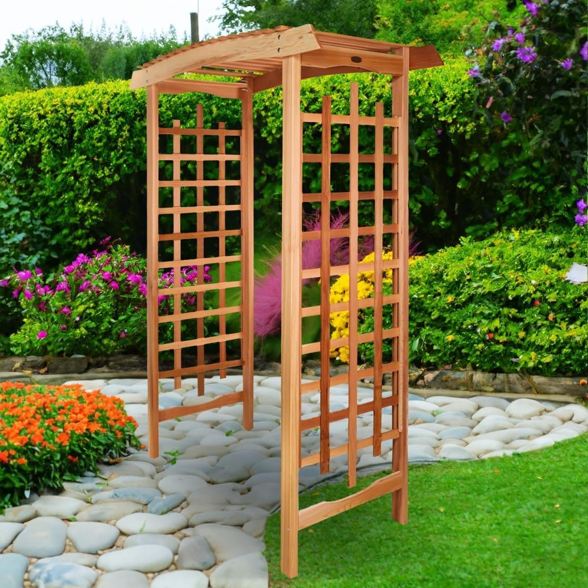 All Things Cedar GA87 Garden Arbor - 60L x 25W x 86H
