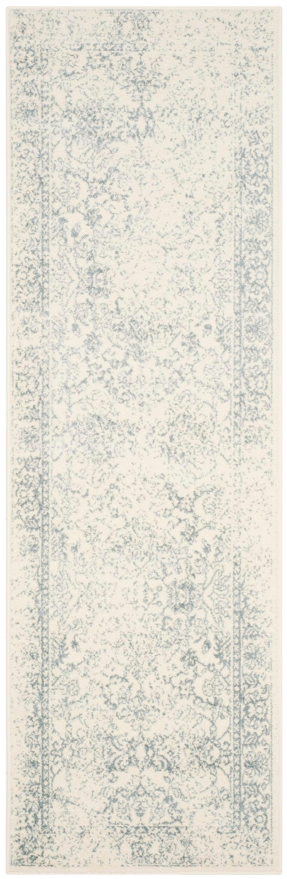 Adirondack ADR109 Machine Made Indoor Runner - Ivory/Slate - 2'-6"x6' - Safavieh