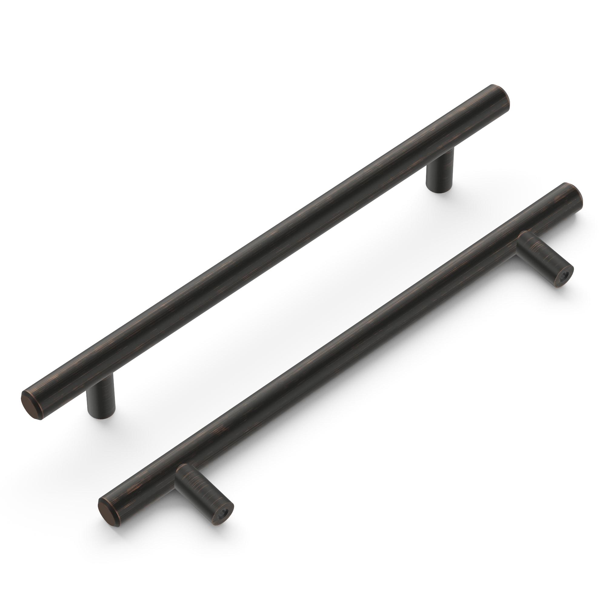 Bar Pull Kitchen Cabinet Handles, Solid Core Drawer Pulls for Cabinet Doors, 6-5/16" (160mm)