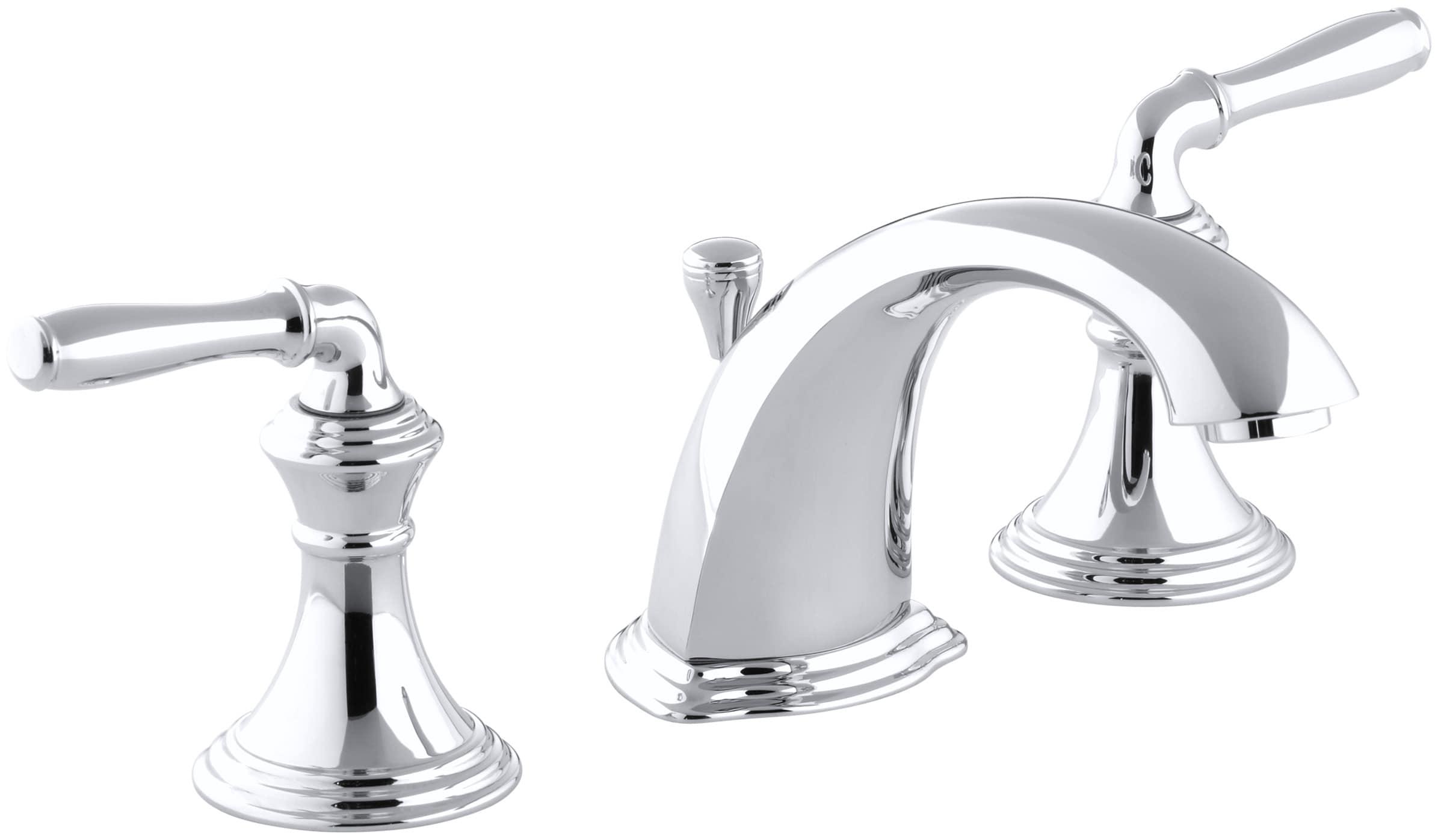 Kohler ® Devonshire ® Widespread Chrome Bathroom Sink Faucet