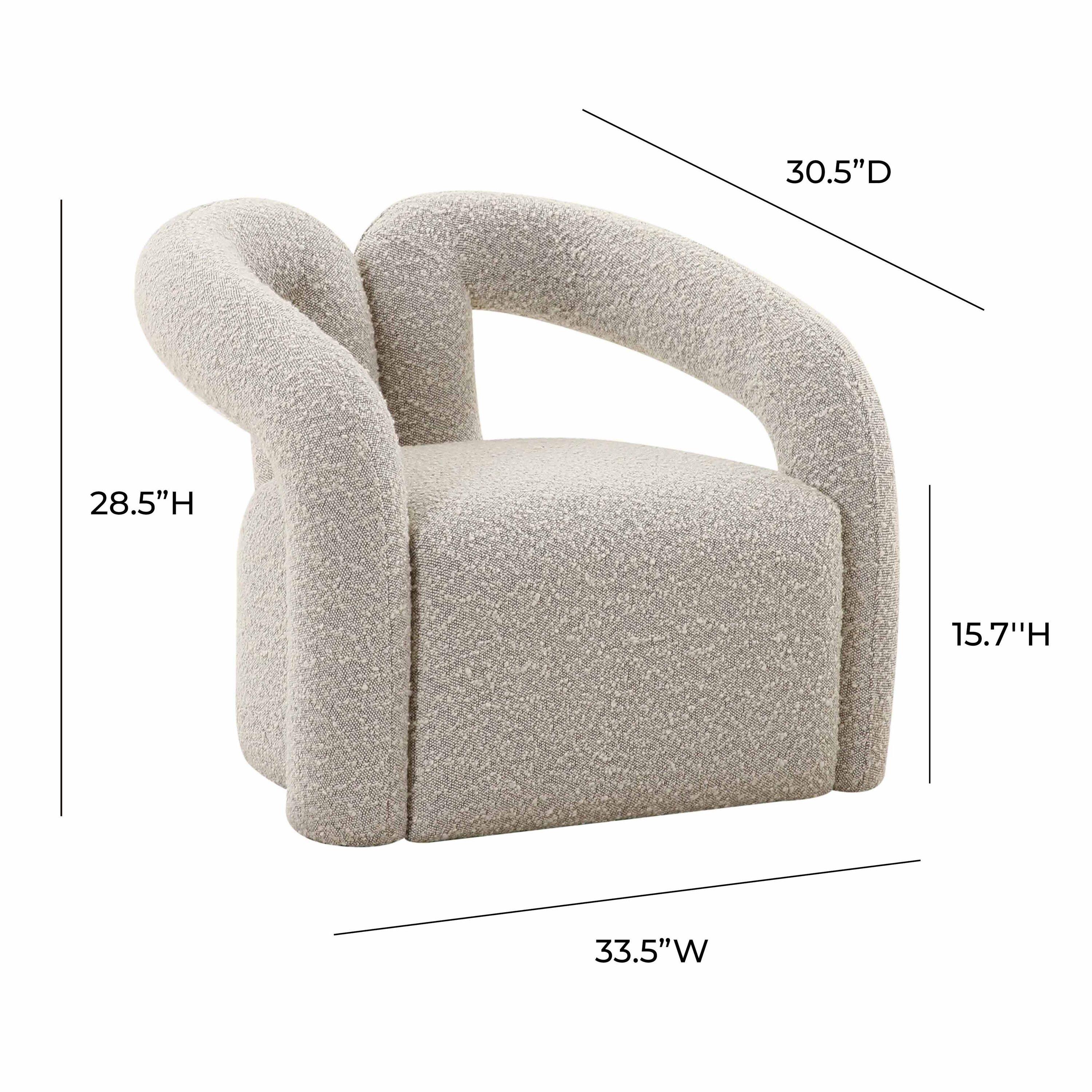TOV Furniture 31.9" Wide Armchair