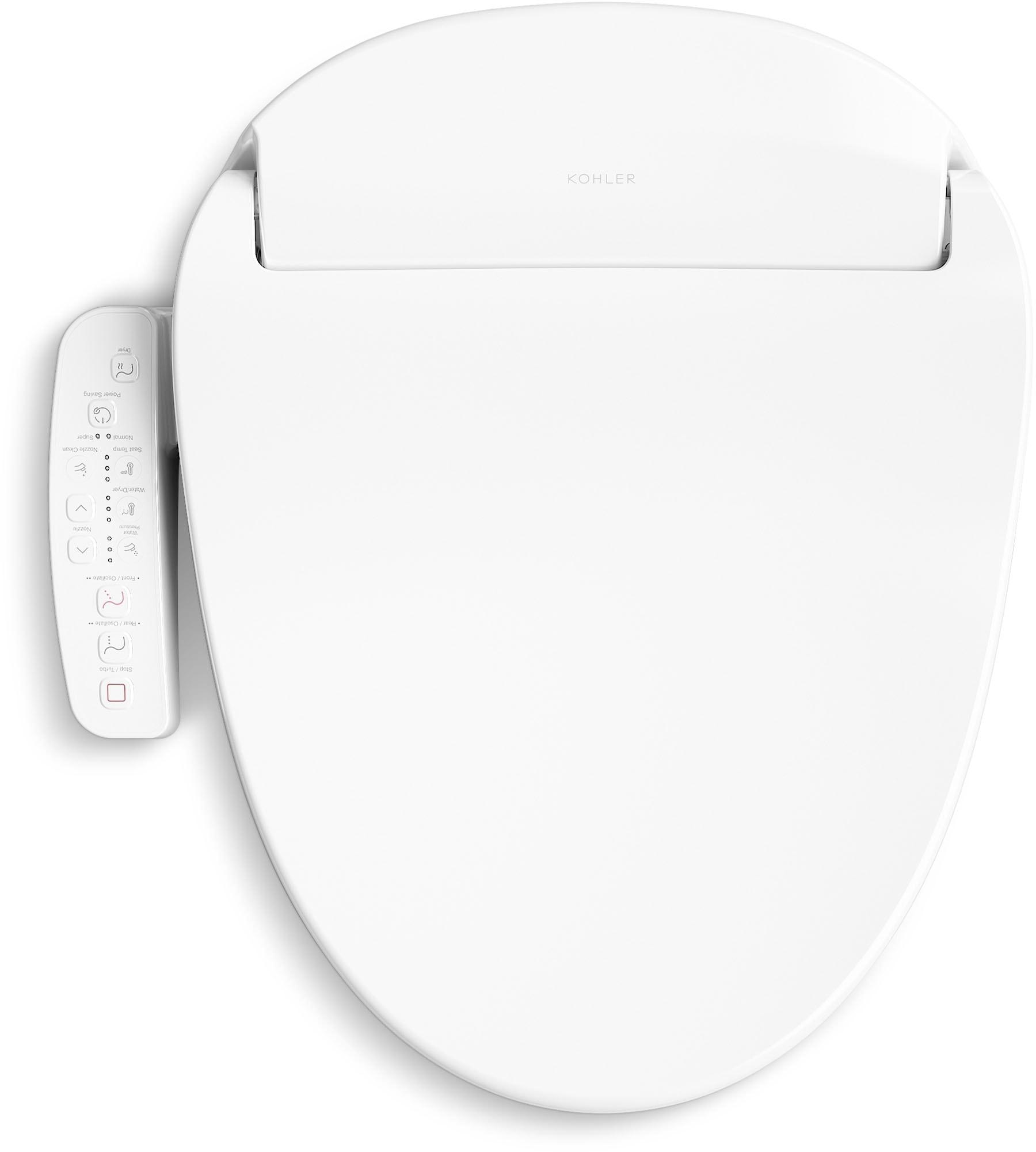 Kohler Purewash E580 Elongated Bidet Toilet Seat K-32330-0