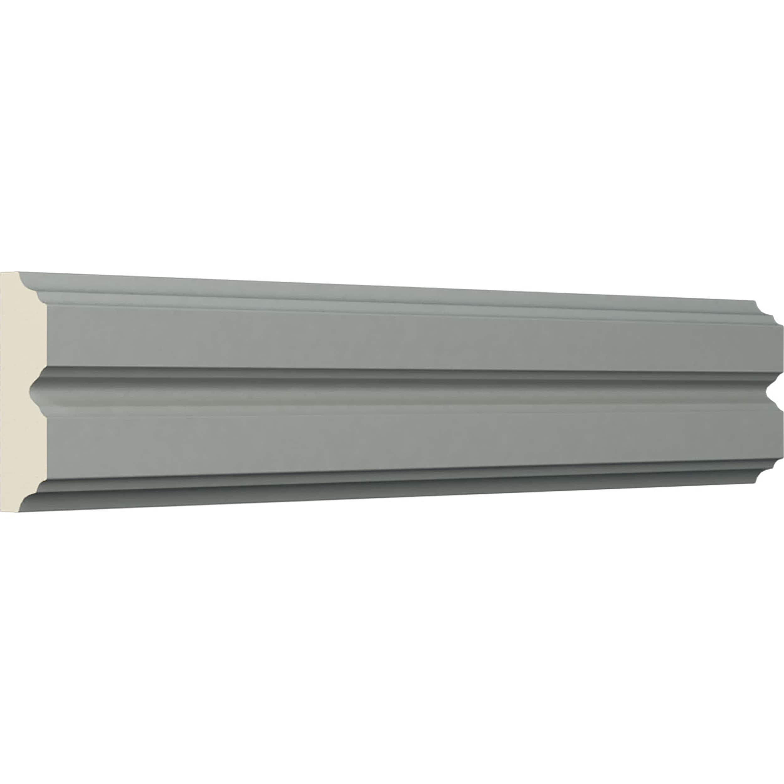 Ekena Millwork 2"H x 5/8"P x 94 1/2"L Hillsborough Chair Rail (Set of 8)
