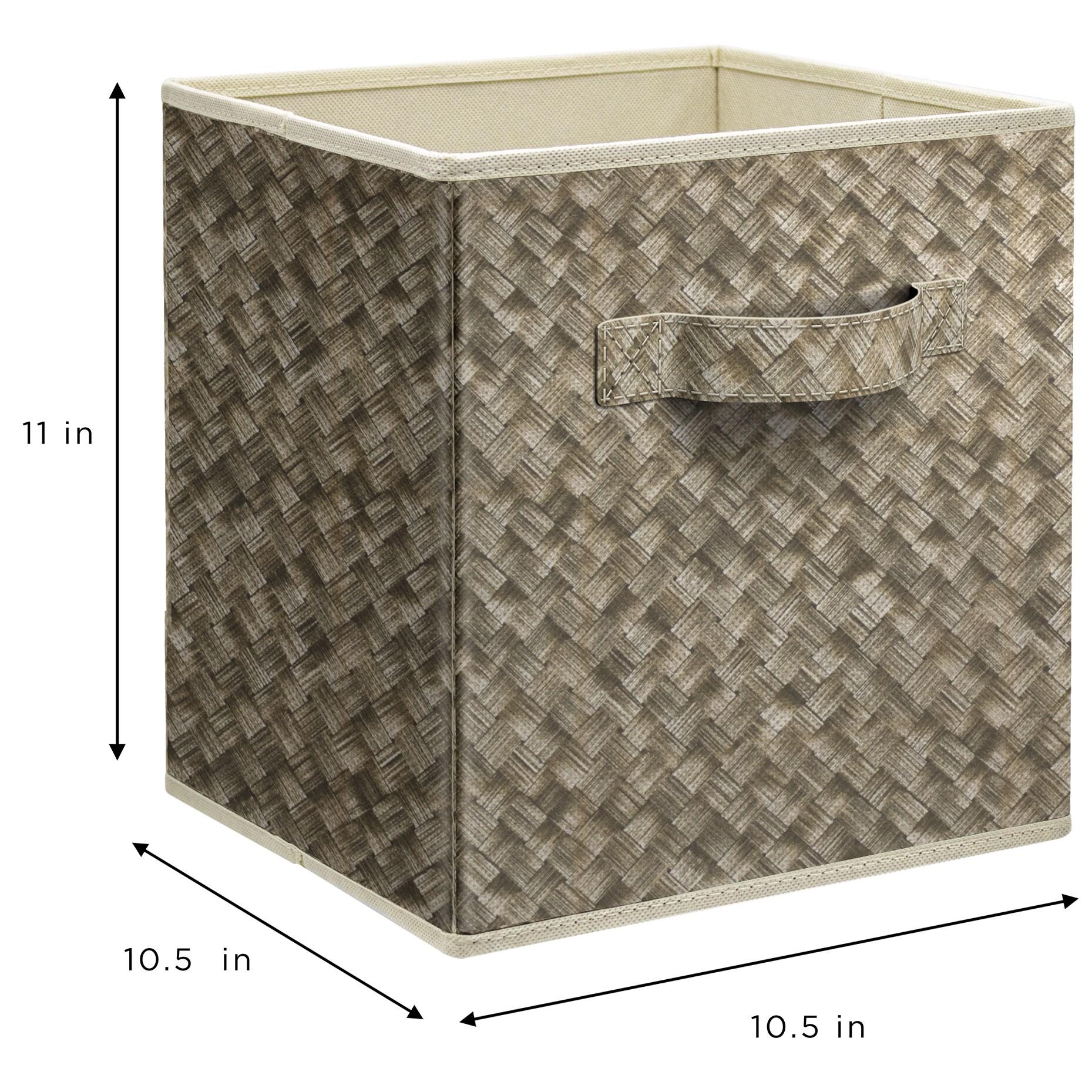 Sorbus Sorbus 4 Pack 11" Foldable Fabric Storage Cube Bins with Handles
