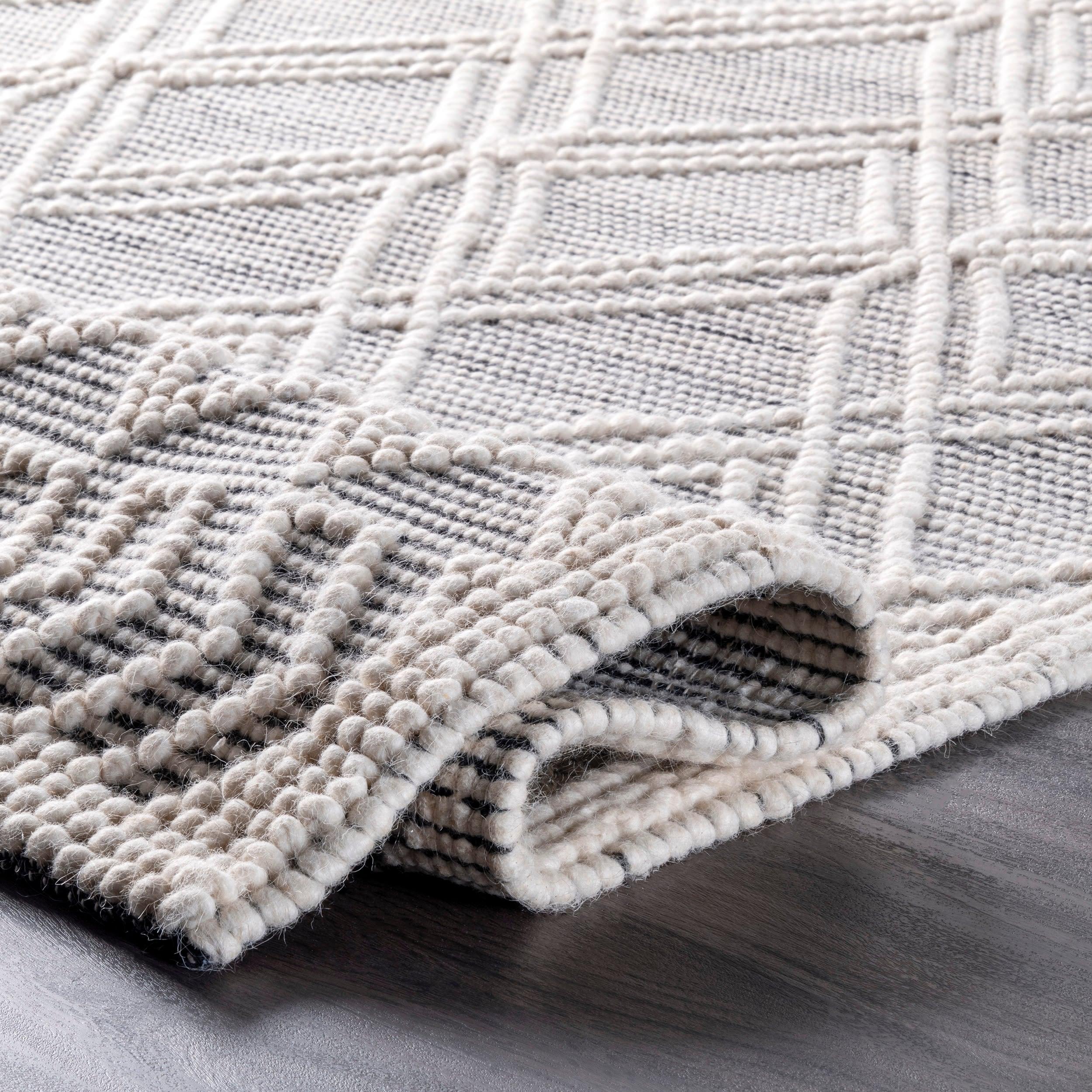 Nuloom Contemporary Trellis Natti Indoor Area Rug, 6' x 9', Gray